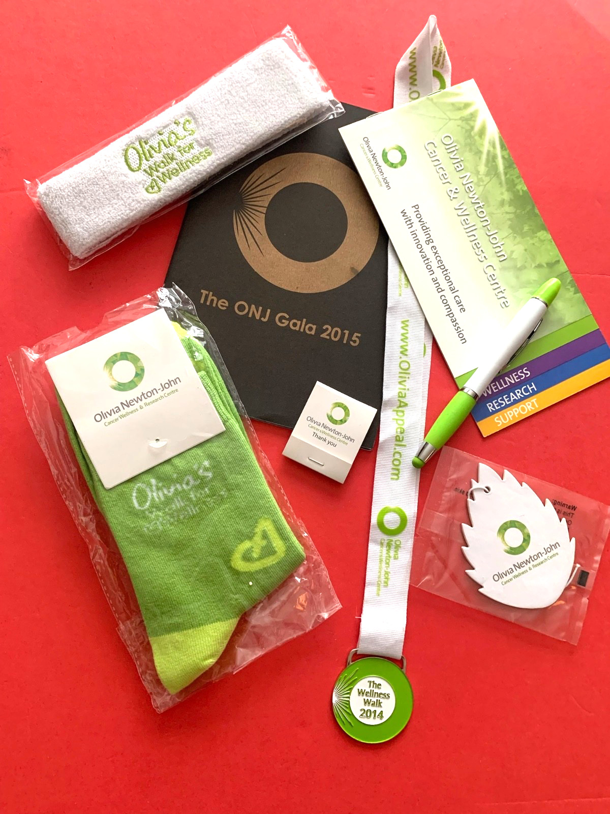 OLIVIA NEWTON-JOHN ONJ CANCER WELLNESS CENTRE MEMORABILIA COLLECTION
