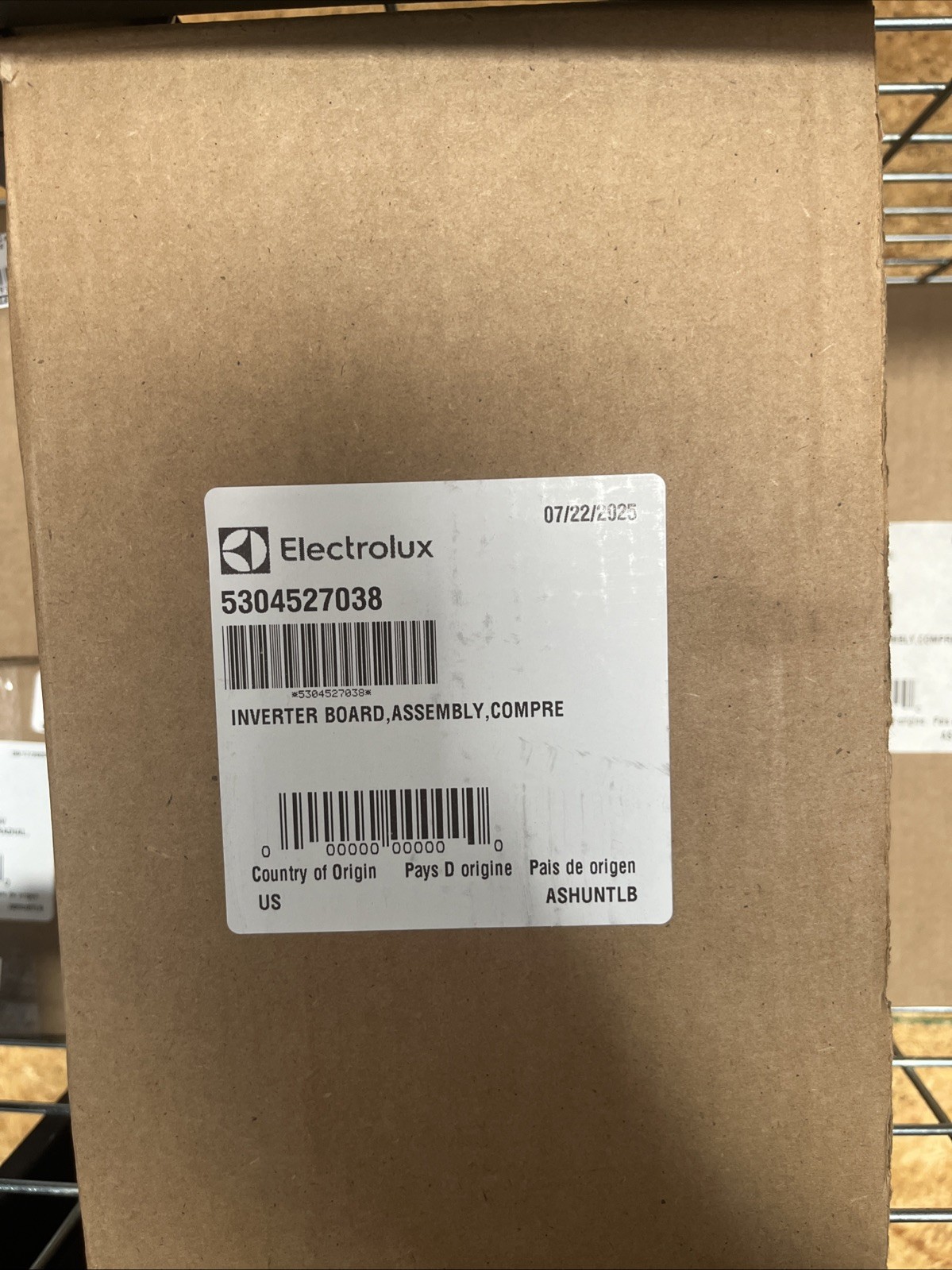 Genuine OEM Electrolux 5304527038 Refrigerator Electric Inverter Board Assembly