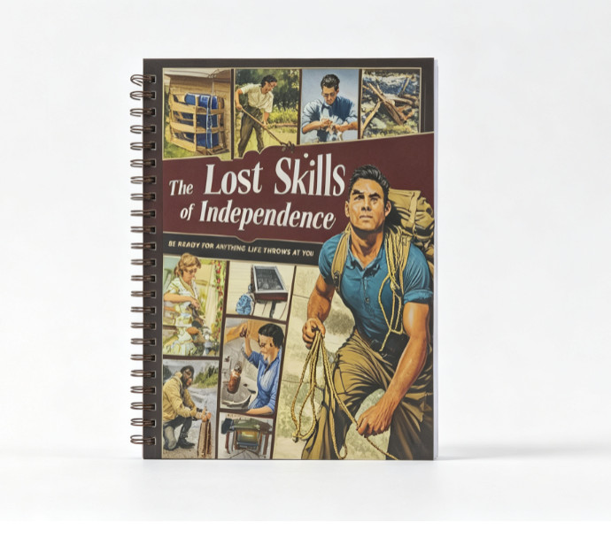 The Lost Skills Of Independence - Hardcover, Spiral Bound, Colored Illustrations