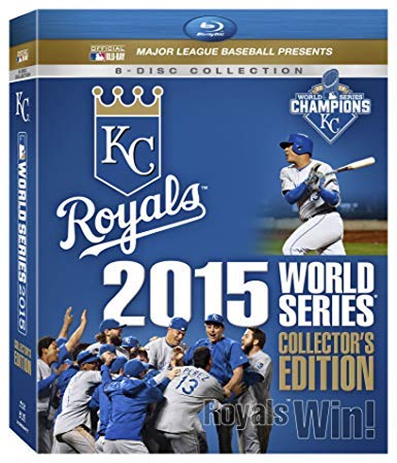 Kansas City Royals World Series (FACTORY SEALED) Blu-ray 8-Disc Collector's Ed