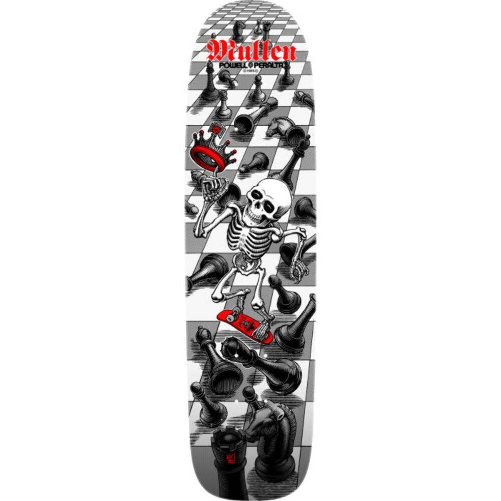 Powell Peralta Rodney Mullen Chess Bones Brigade Series 17 White 7.4\