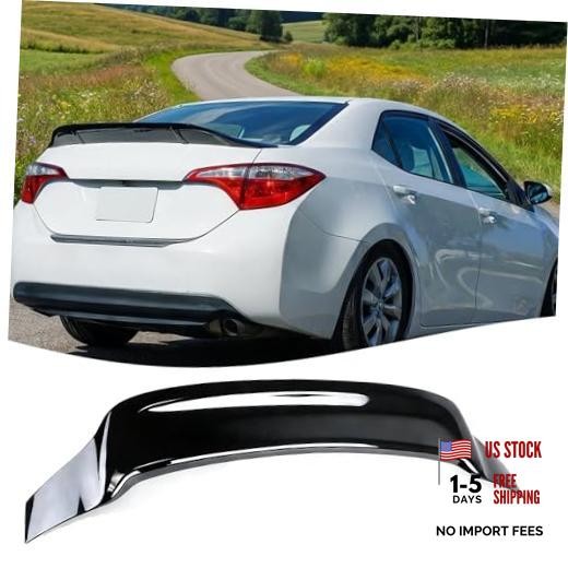 STSEV01 Rear Spoiler Wing Fit for Toyota Corolla Sedan 2014-2019 Model Sedan
