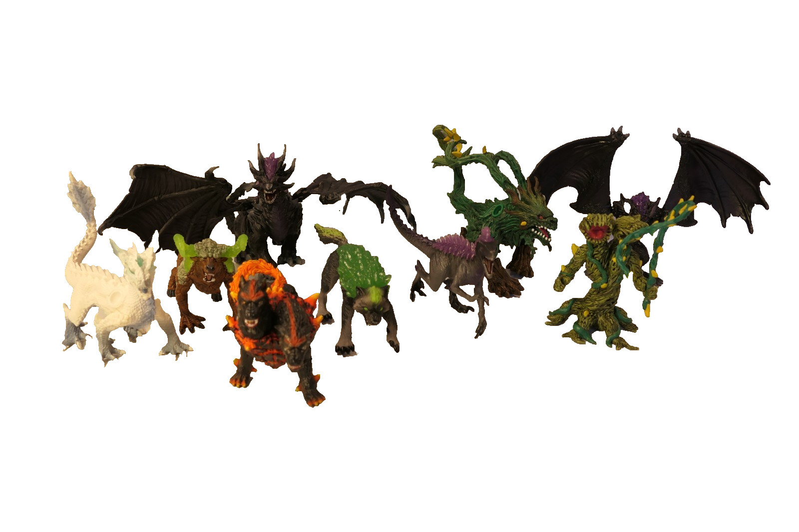 Lot Of 9 Schleich Eldrador Fantasy Creatures Figures Fire Lava Stone Lot Of 9 Schleich Eldrador Fantasy Creatures Figures Fire Lava Stone