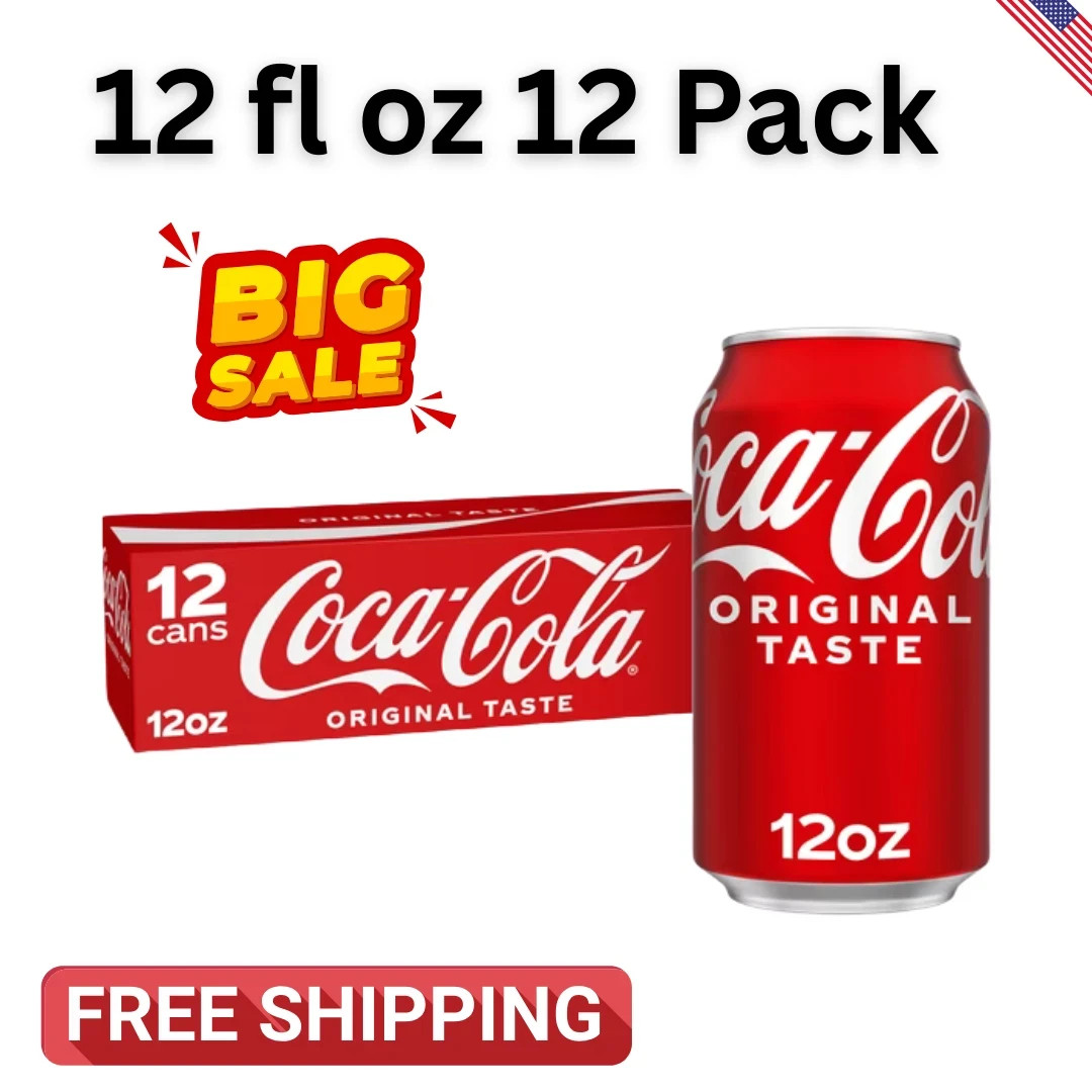 Coca-Cola Soda Pop Fridge Pack Cans, 12 fl oz, 12 Pack,,,,
