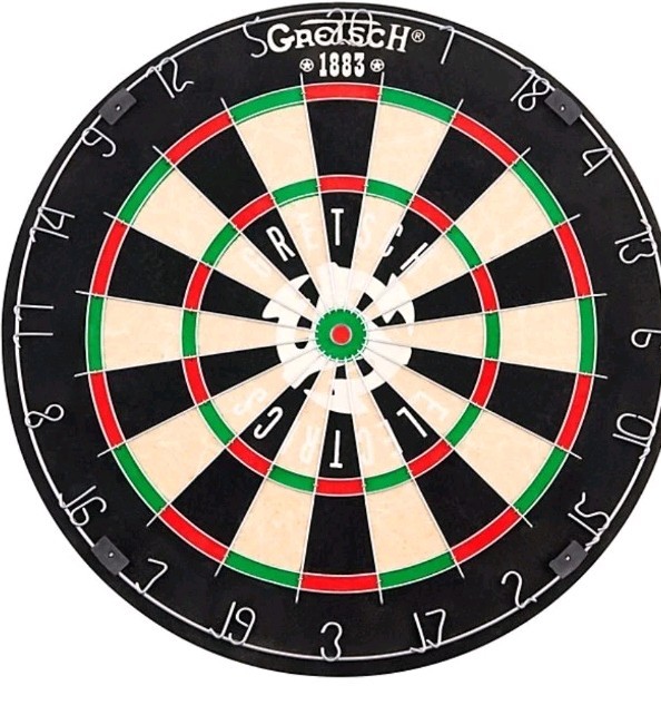 Genuine Gretsch Electric (guitar) Dartboard, New In Box Rare & Very Hard to Find