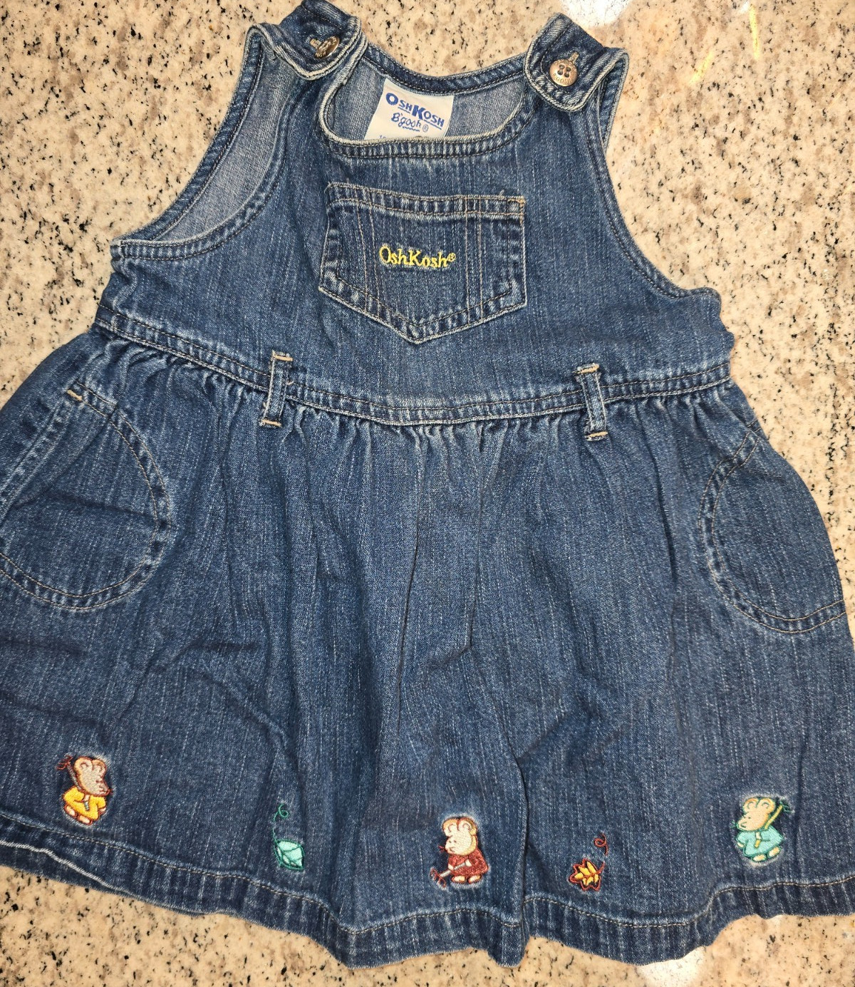 OshKosh B’gosh Baby Girls 24 Month Overalls - Lot of 2