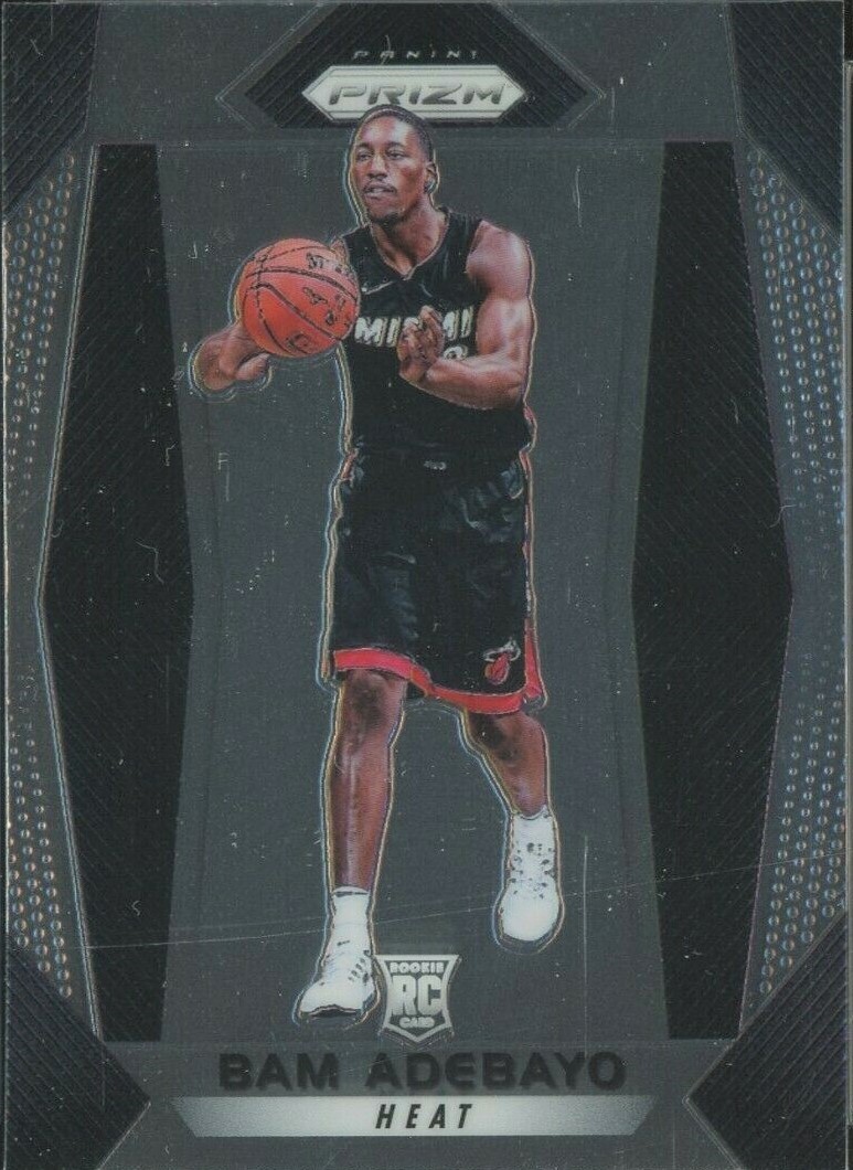 2017-18 Panini Prizm Bam Adebayo #51 Rookie Card RC Miami Heat Base NBA