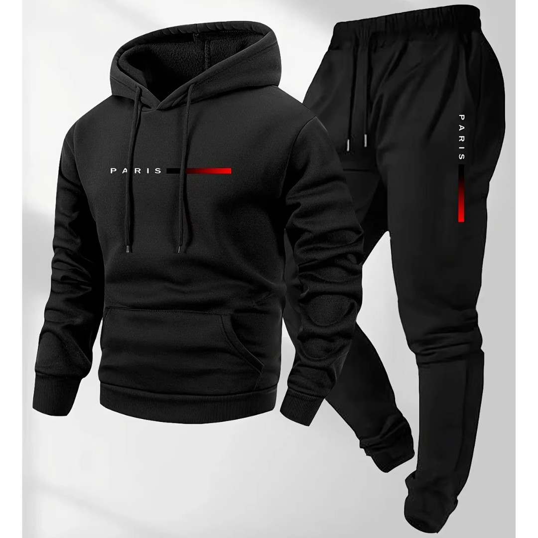 2025 Men's Autumn Winter sportswear set Men's hooded sweatshirt long pants set