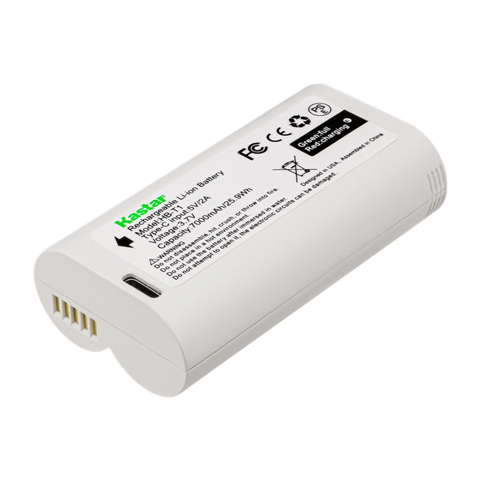 Kastar Battery For WYZE Removable Battery Pack Battery Cam Pro 2K Video Camera
