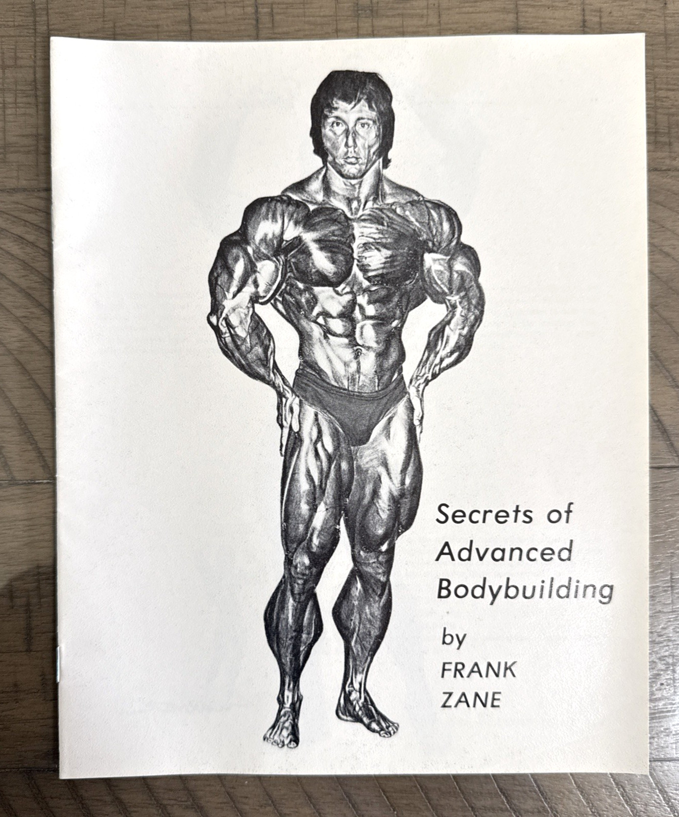 Frank Zane Secrets of Advanced Bodybuilding Booklet 1976 Vintage Fitness Guide