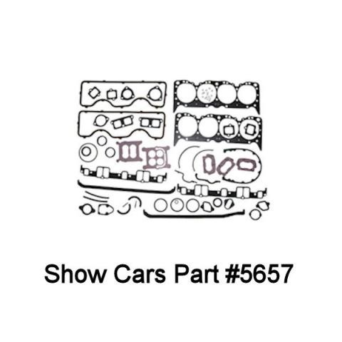 BEST BRAND CHEVY 58 62 63 64 65 348 409 LOW PERF ENGINE REBUILT GASKET SET KIT
