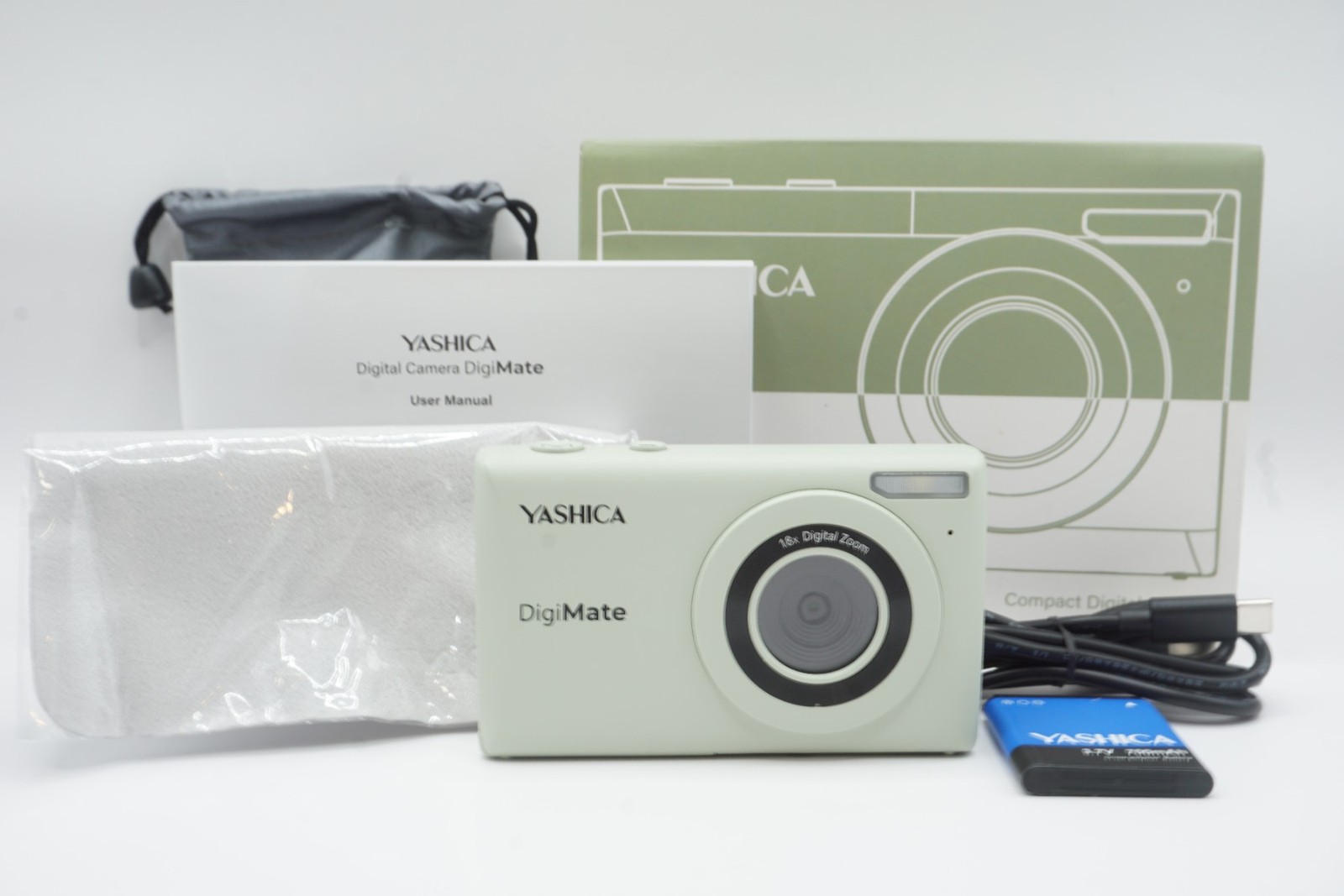 [Almost Unused] YASHICA YAS-DGM100 Compact Digital CameraFrom JAPAN