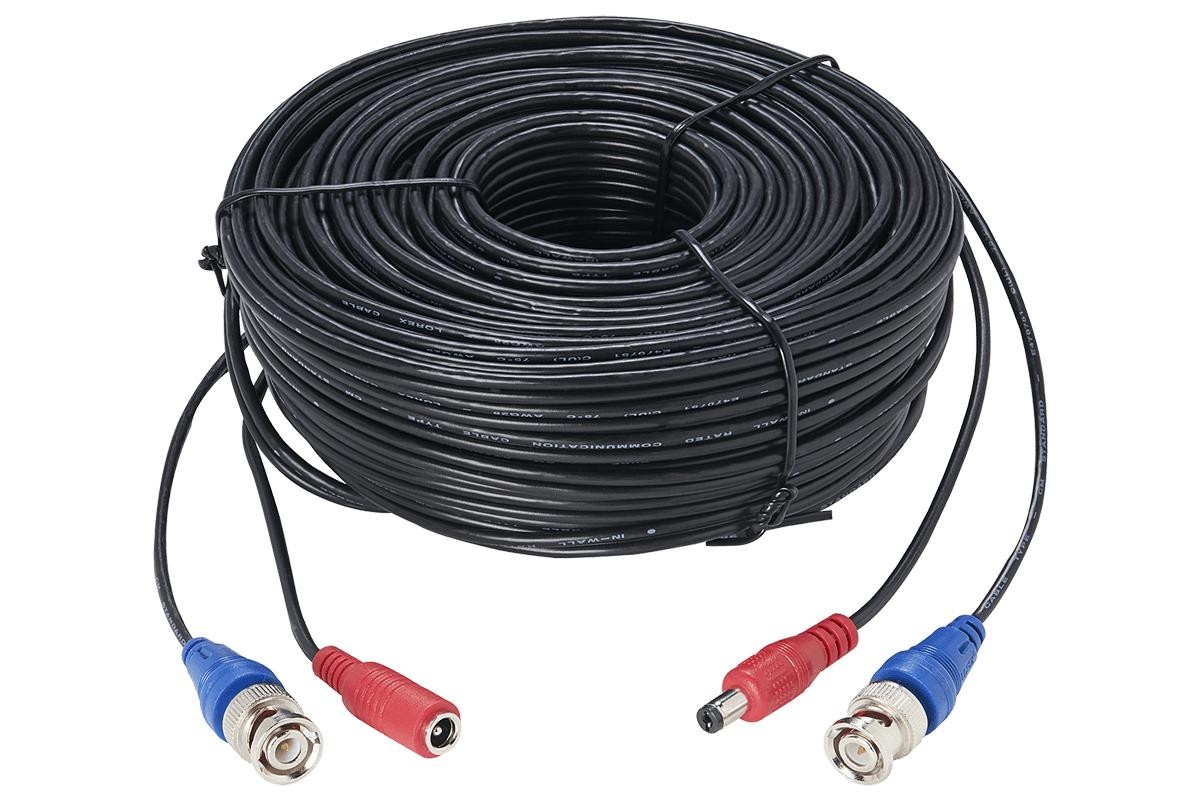Lorex CB60UB4K 60ft (18m) Premium 4K RG59/Power Siamese Accessory Cable