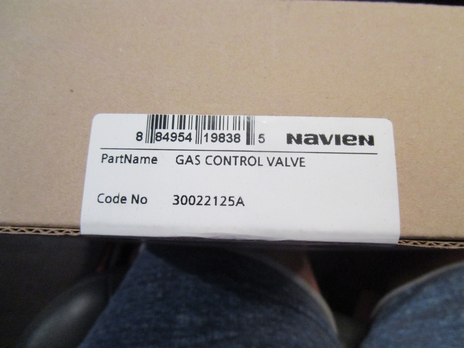 NIP GENUINE OEM Navien GAS CONTROL VALVE 30022125A