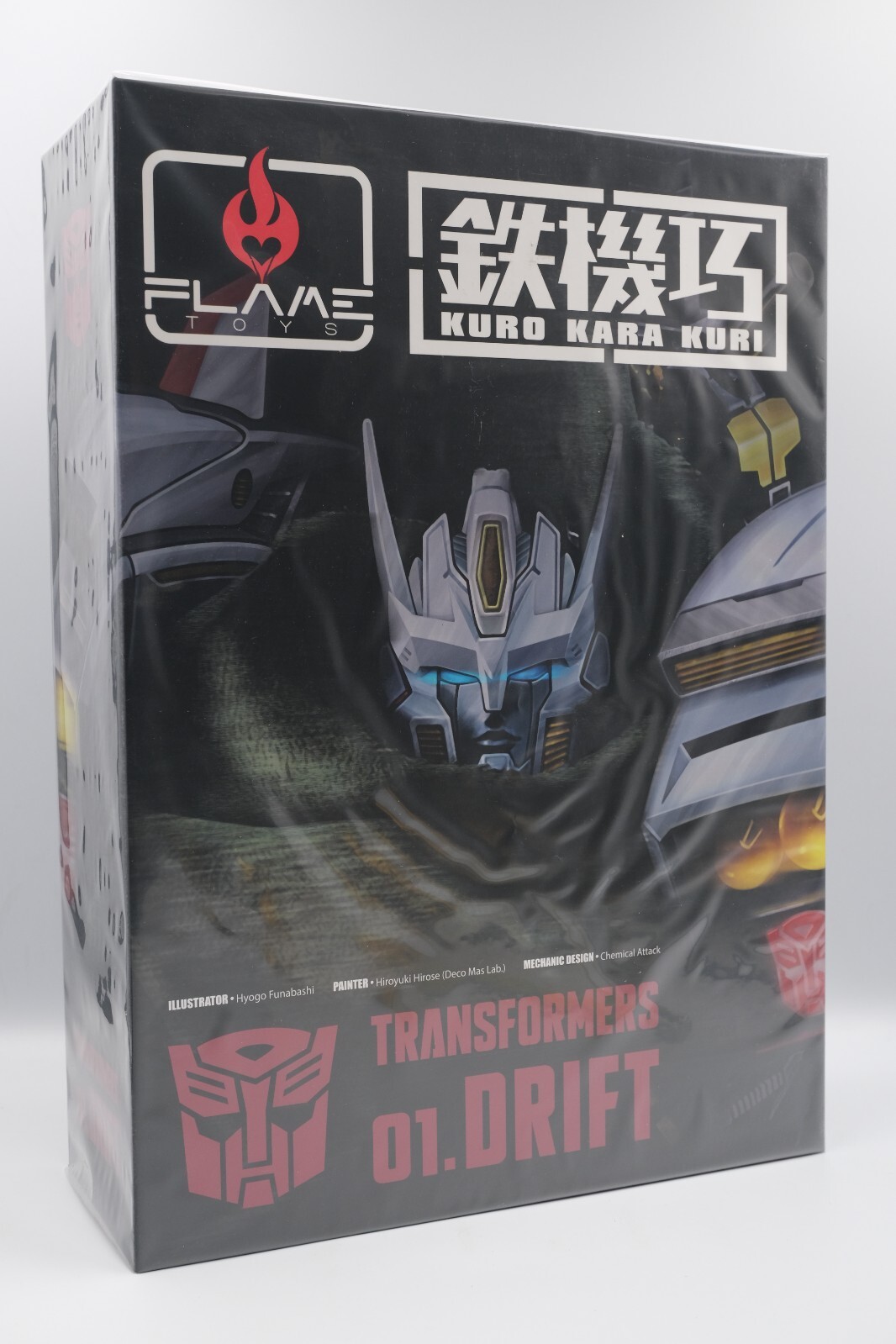 NEW FLAME TOYS 01 DRIFT Transformers Kuro Kara Kuri Action Figure Sealed NEW FLAME TOYS 01 DRIFT Transformers Kuro Kara Kuri Action Figure Sealed