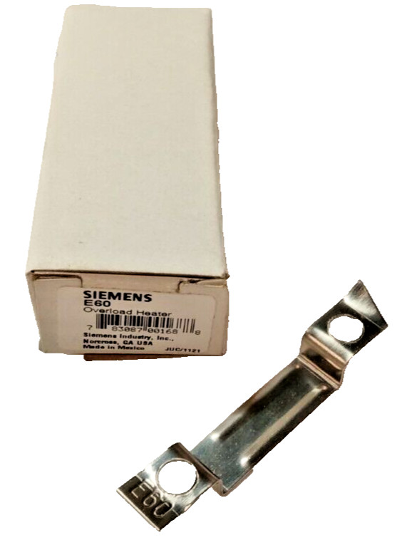 New Siemens / Furnas Thermal Overload Relay Heater E-60 / E60 New Siemens / Furnas Thermal Overload Relay Heater E-60 / E60