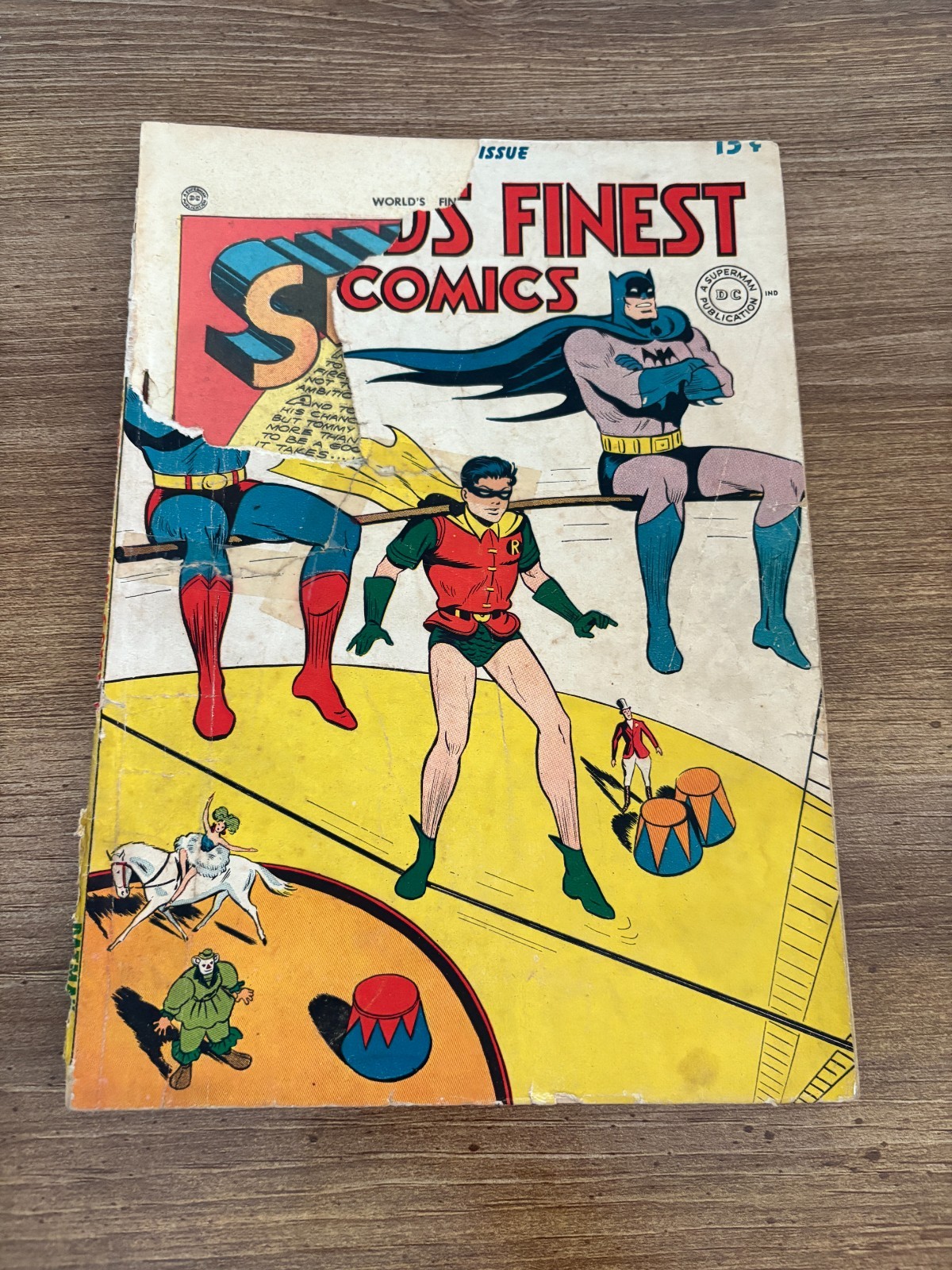 World\'s Finest Comics # 18 PR DC Golden Age Comic Book Superman Batman 16 J347