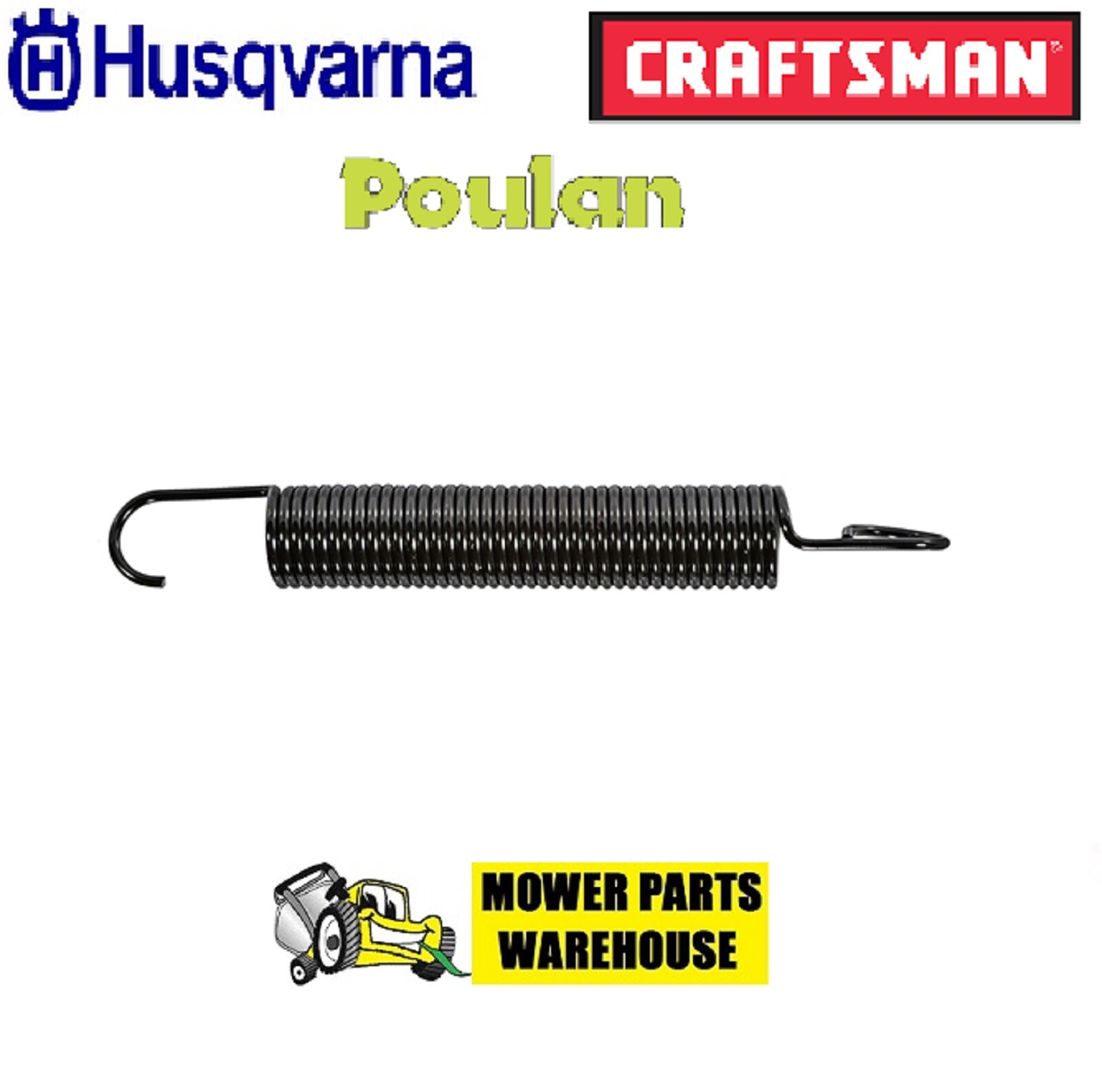 NEW REPL HUSQVARNA POULAN CRAFTSMAN 532196105 MOWER DECK DRIVE SPRING NEW REPL HUSQVARNA POULAN CRAFTSMAN 532196105 MOWER DECK DRIVE SPRING