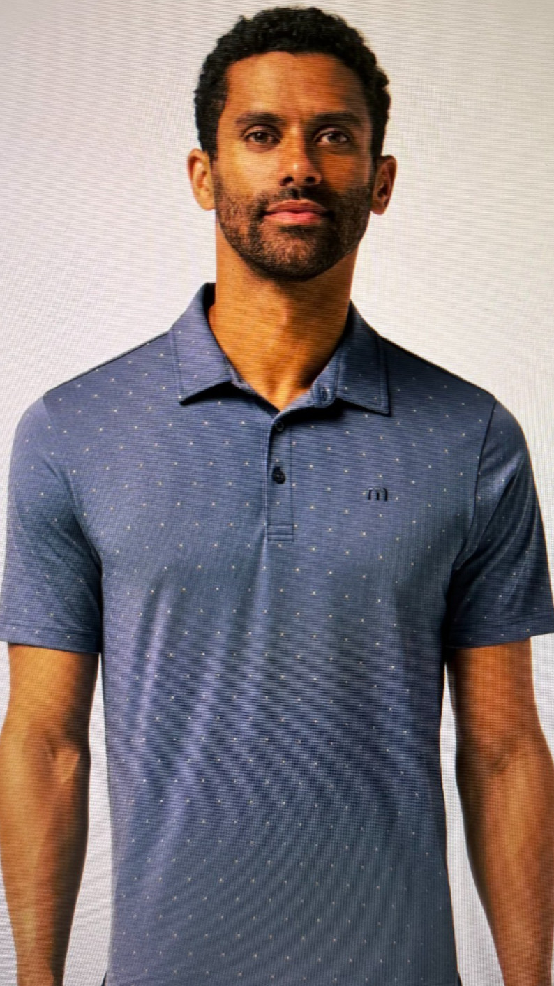 TravisMathew Men\'s Performance Jersey, Wave, Large, New 2026  $104.99