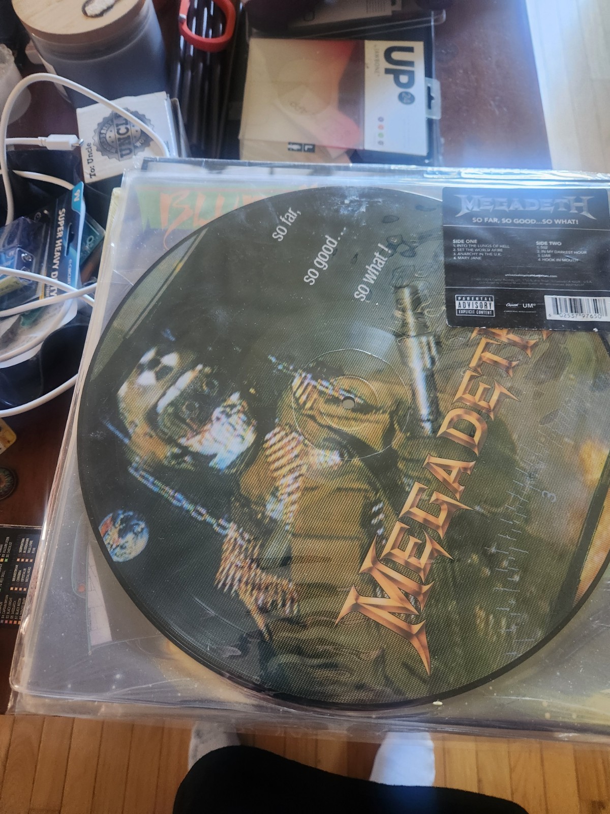 Megadeth So Far So Good So What Picture Disc Vinyl 1988 Vg Cond Thrash 2014 Megadeth So Far So Good So What Picture Disc Vinyl 1988 Vg Cond Thrash 2014