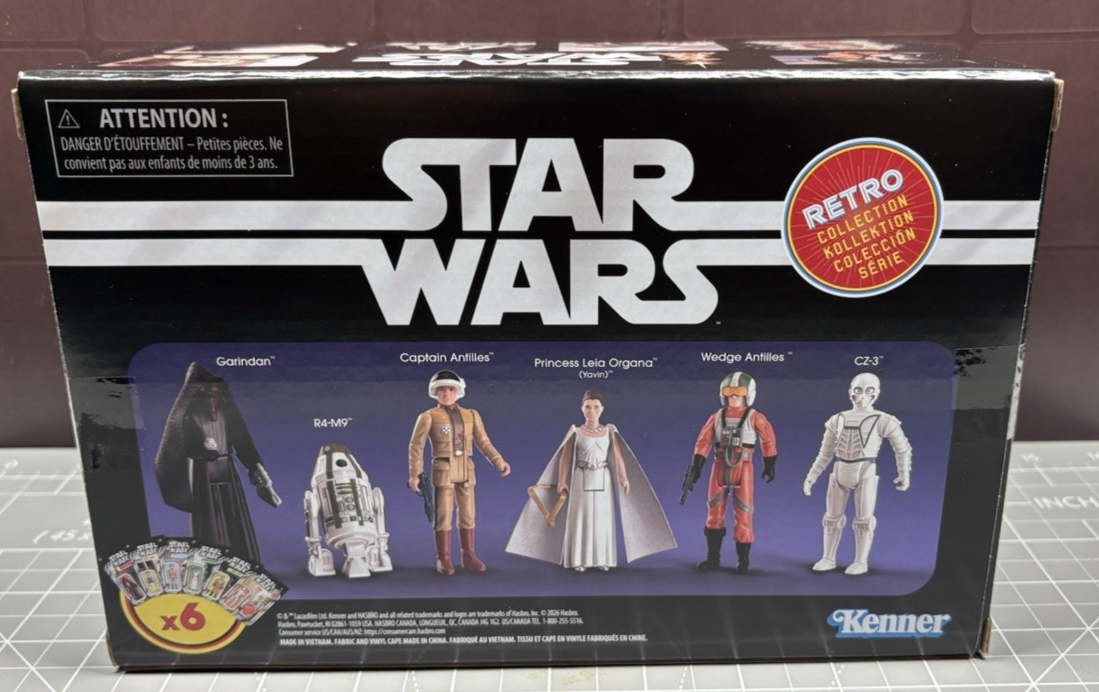 Star Wars Retro Collection A New Hope Wave 4 6-Pack Sealed Target Exclusive