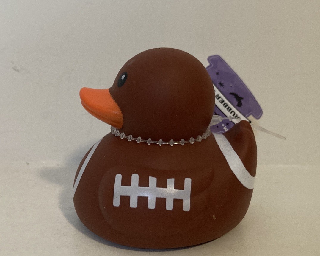 NWT Target Bullseye Playground FOOTBALL 2.25” Jeep Rubber Duck Cruise SAME DAY S