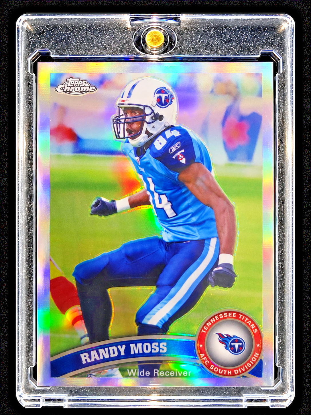 Randy Moss TENNESEE TITAN CHROME REFRACTOR NEAR MINT Randy Moss TENNESEE TITAN CHROME REFRACTOR NEAR MINT