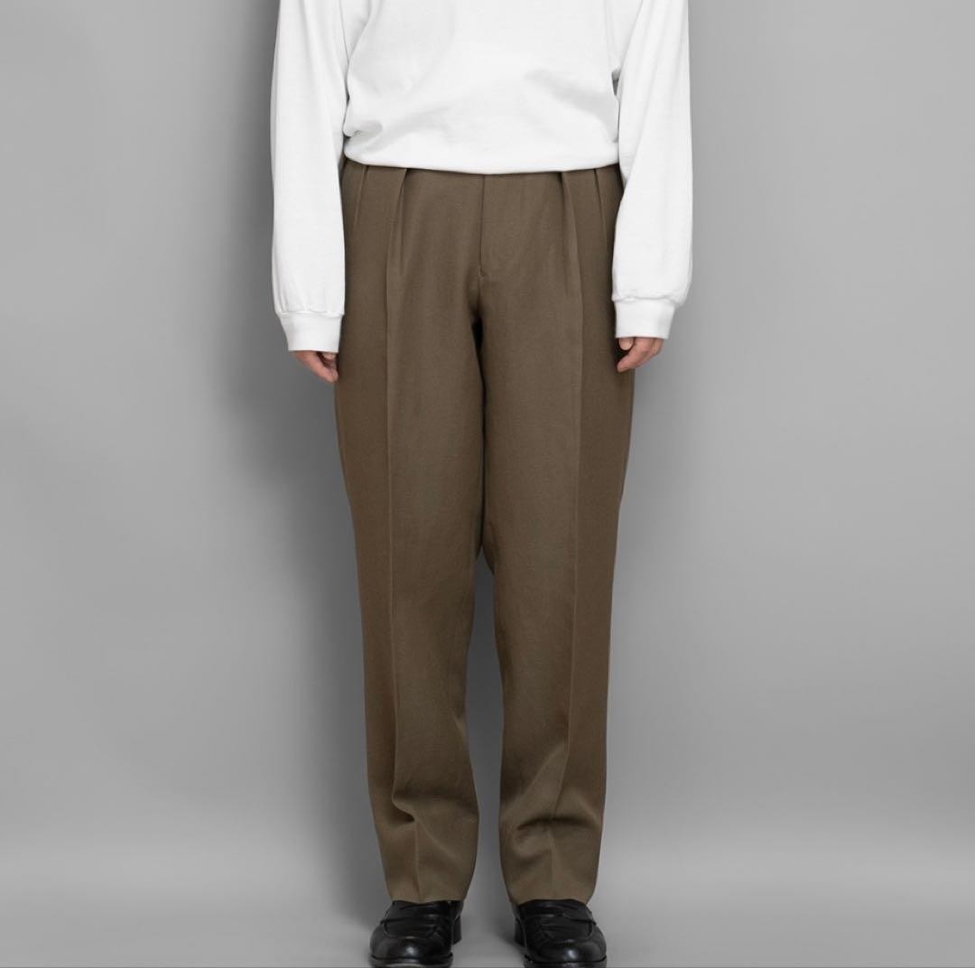 USED HEUGN AARON WOOL LINEN PANTS, SIZE 3 VERYGOOD