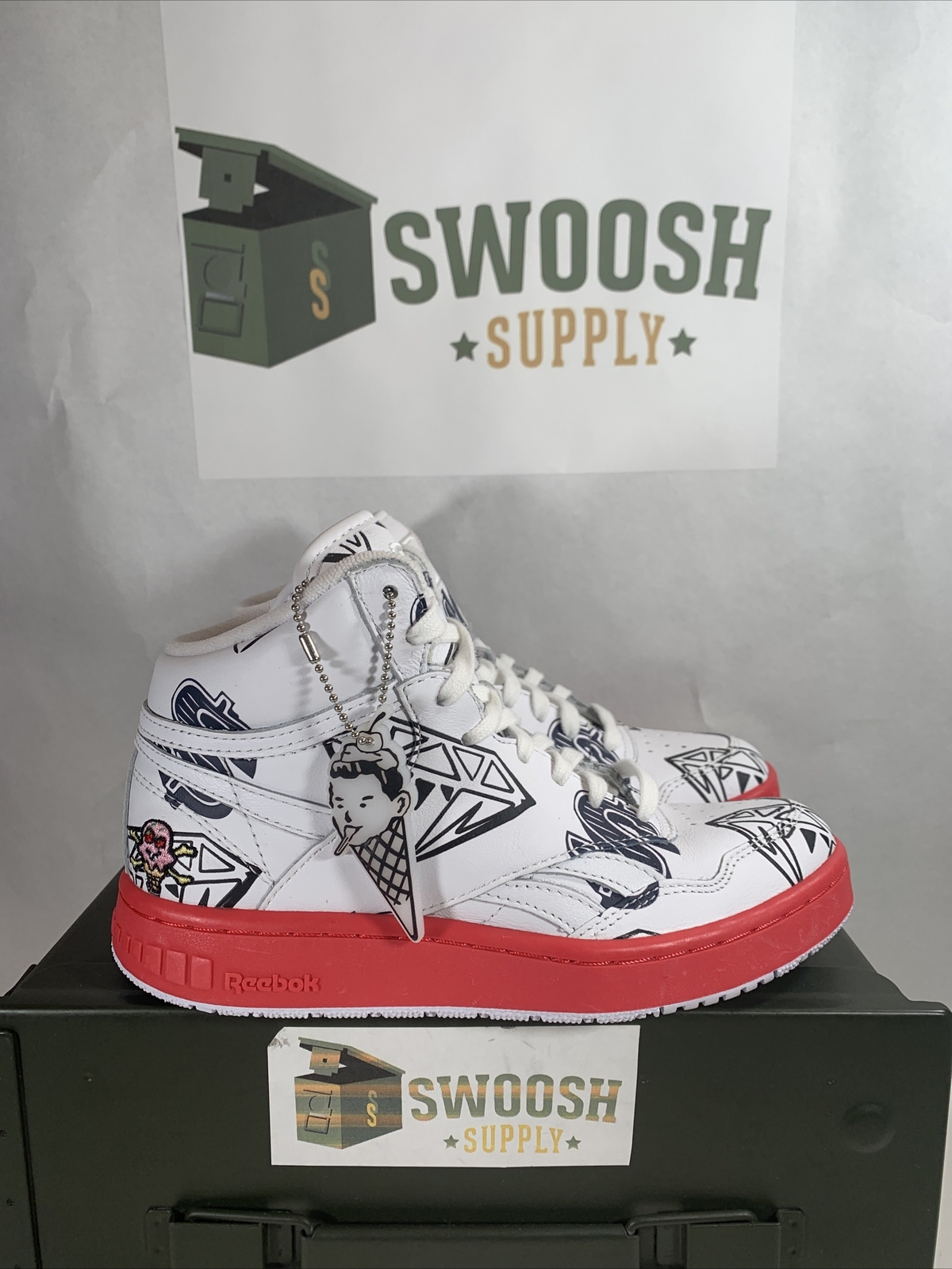Reebok x BBC Ice Cream Billionaire Boys Club Diamonds & Dollars Mens 3.5 FW7501 Reebok x BBC Ice Cream Billionaire Boys Club Diamonds & Dollars Mens 3.5 FW7501