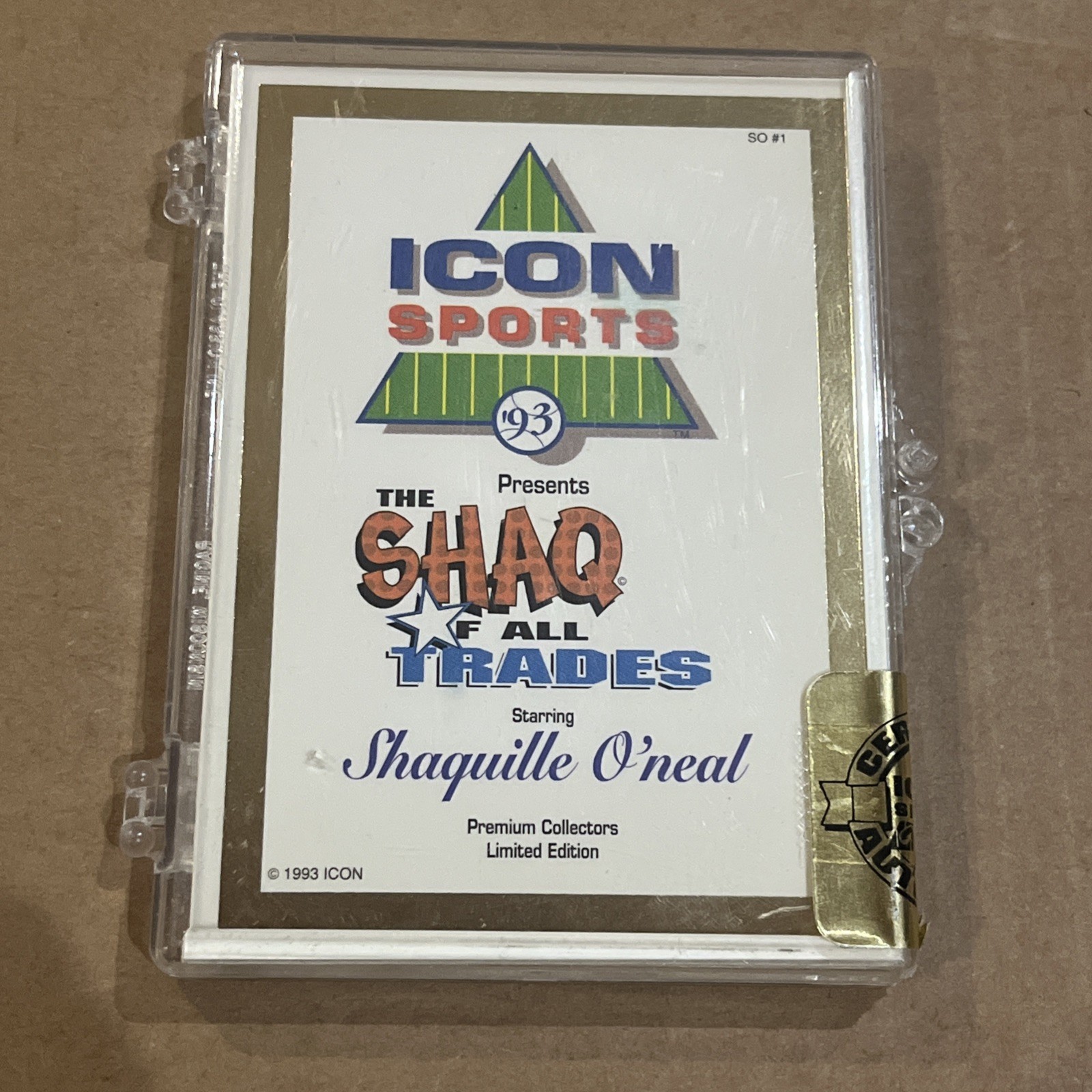 1992-93 Icon Sports Shaq Of All Trades (Shaquille O’Neal) Sealed 12 Cards Set 