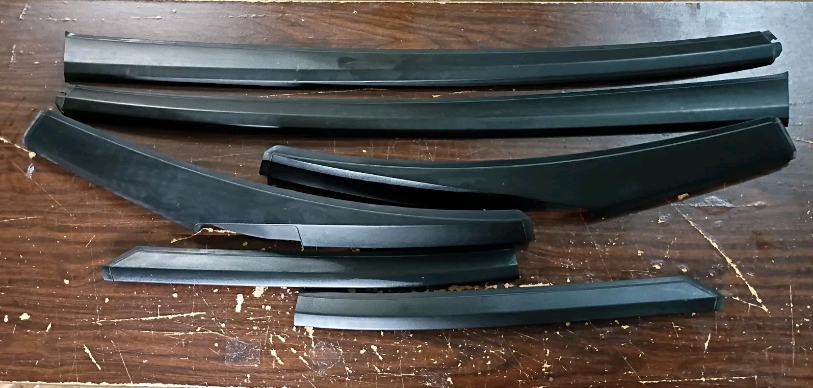 2007-2012 Dodge Caliber upper roof molding trim complete 6 piece Set