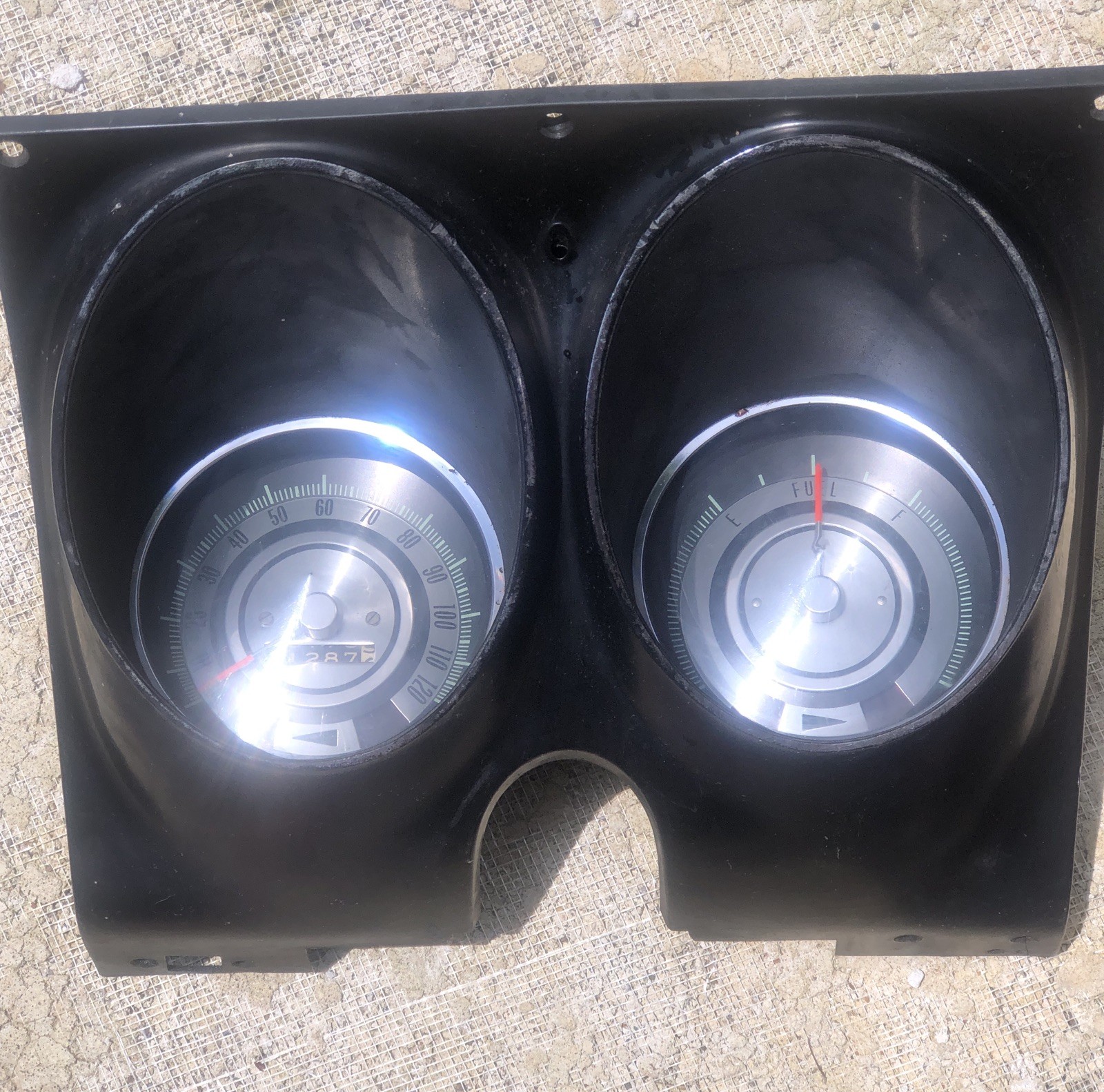 1967 1968 Camaro  Dash  Cluster Gauges Original Odo 81,287 OEM