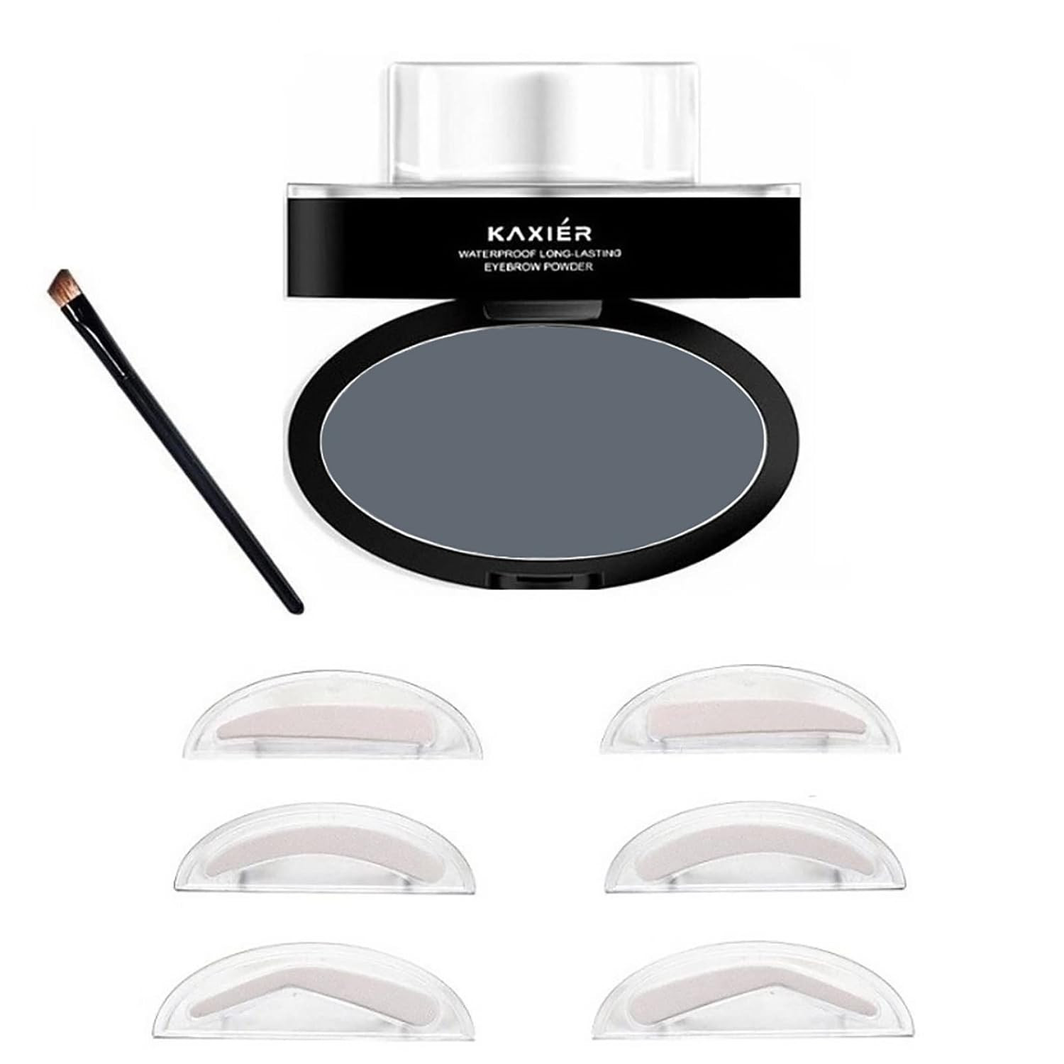 Eyebrow Powder,Waterproof Eyebrow Stamp Powder Seal Perfect Nature Eye Brow Eyebrow Powder,Waterproof Eyebrow Stamp Powder Seal Perfect Nature Eye Brow