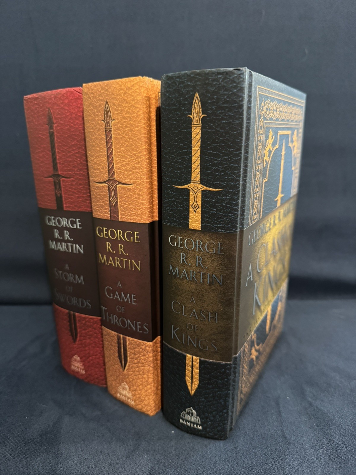 A Game of Thrones Clash of Kings Storm of Swords Illustrated Hardcover Books 1-3 A Game of Thrones Clash of Kings Storm of Swords Illustrated Hardcover Books 1-3