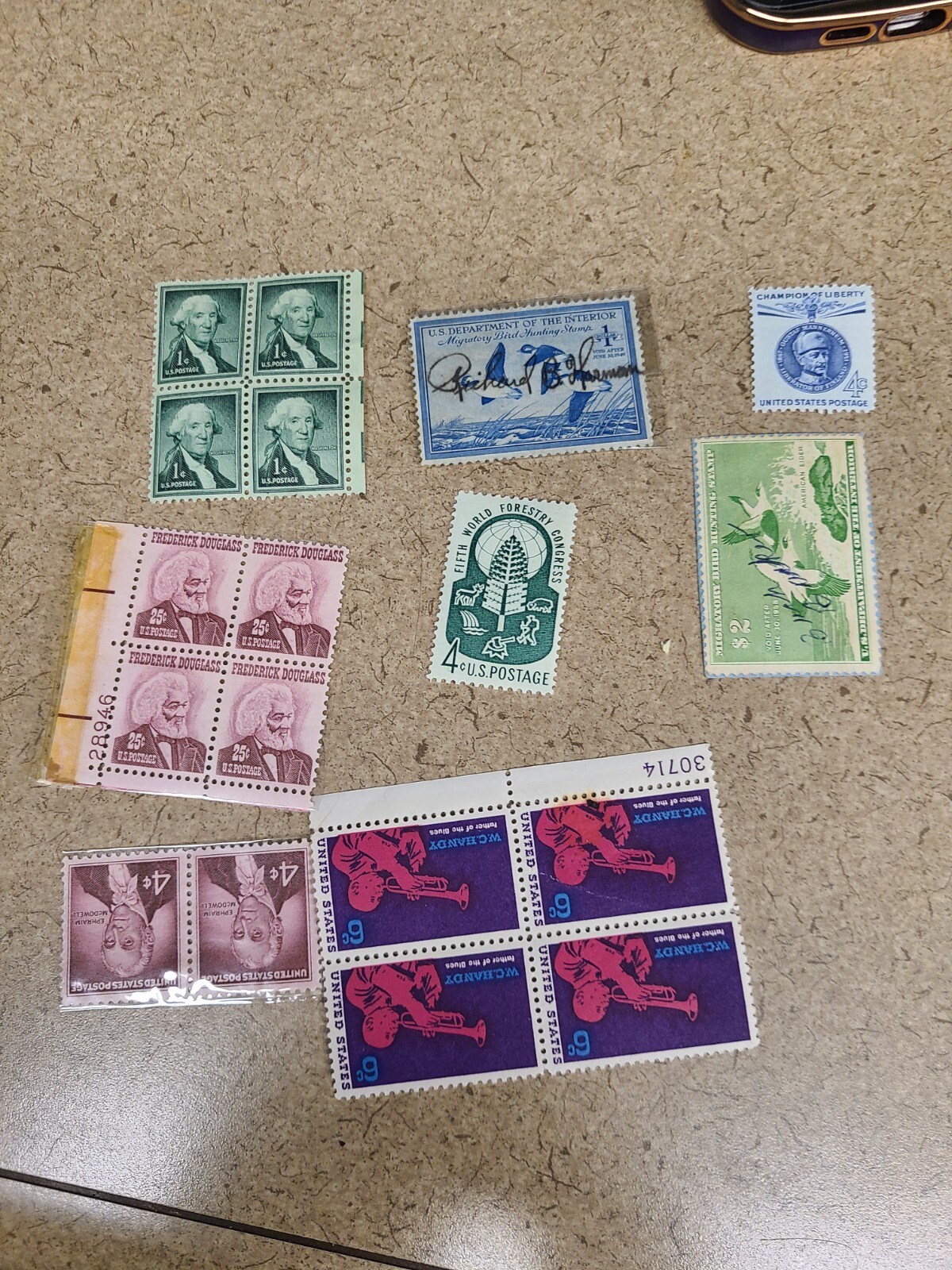 Huge Lot of 244 Misc Postage Stamps