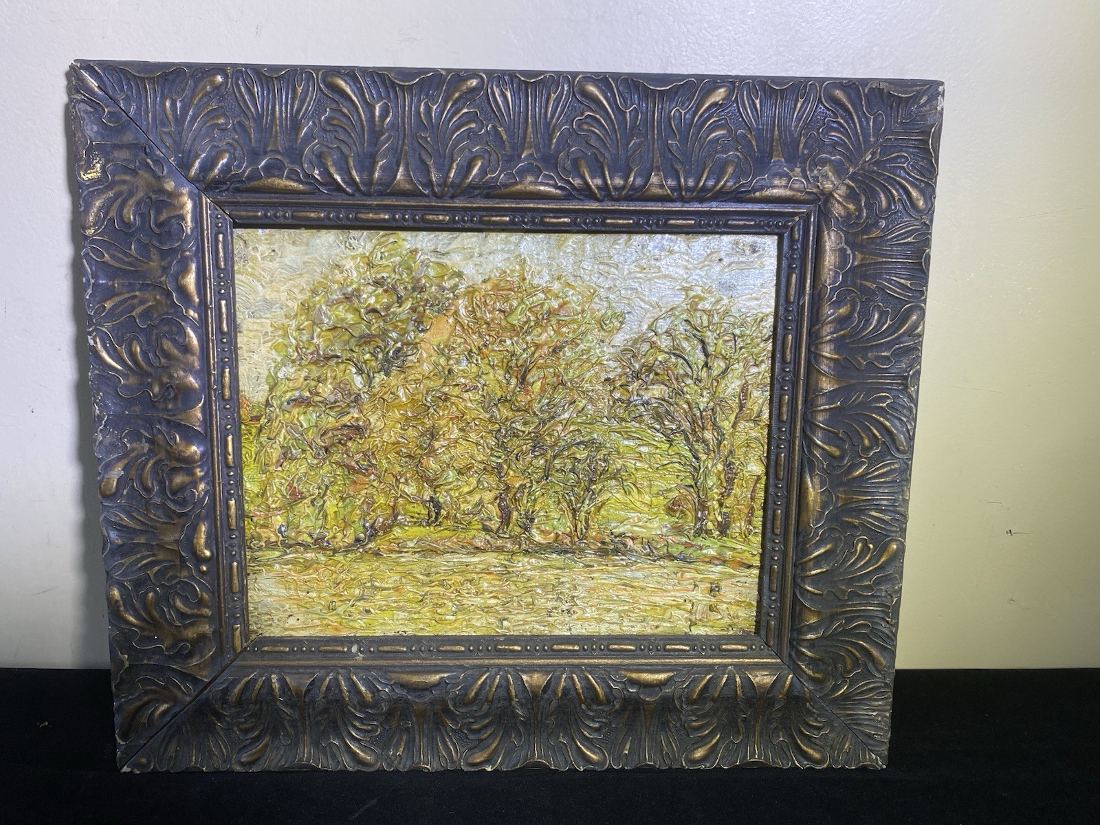 ANTIQUE Brooklyn NEW YORK ARTIST William Bils (1872-1944) PAINTING 1927 OIL
