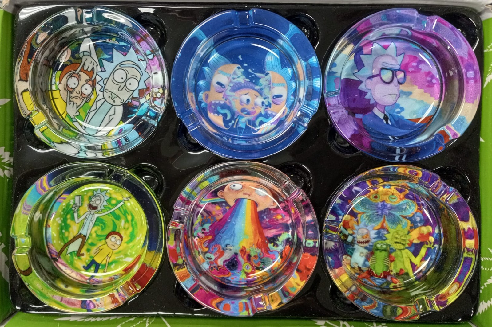 😎DURABLE GLASS ASSORTED ASHTRAYS 🔥🧡