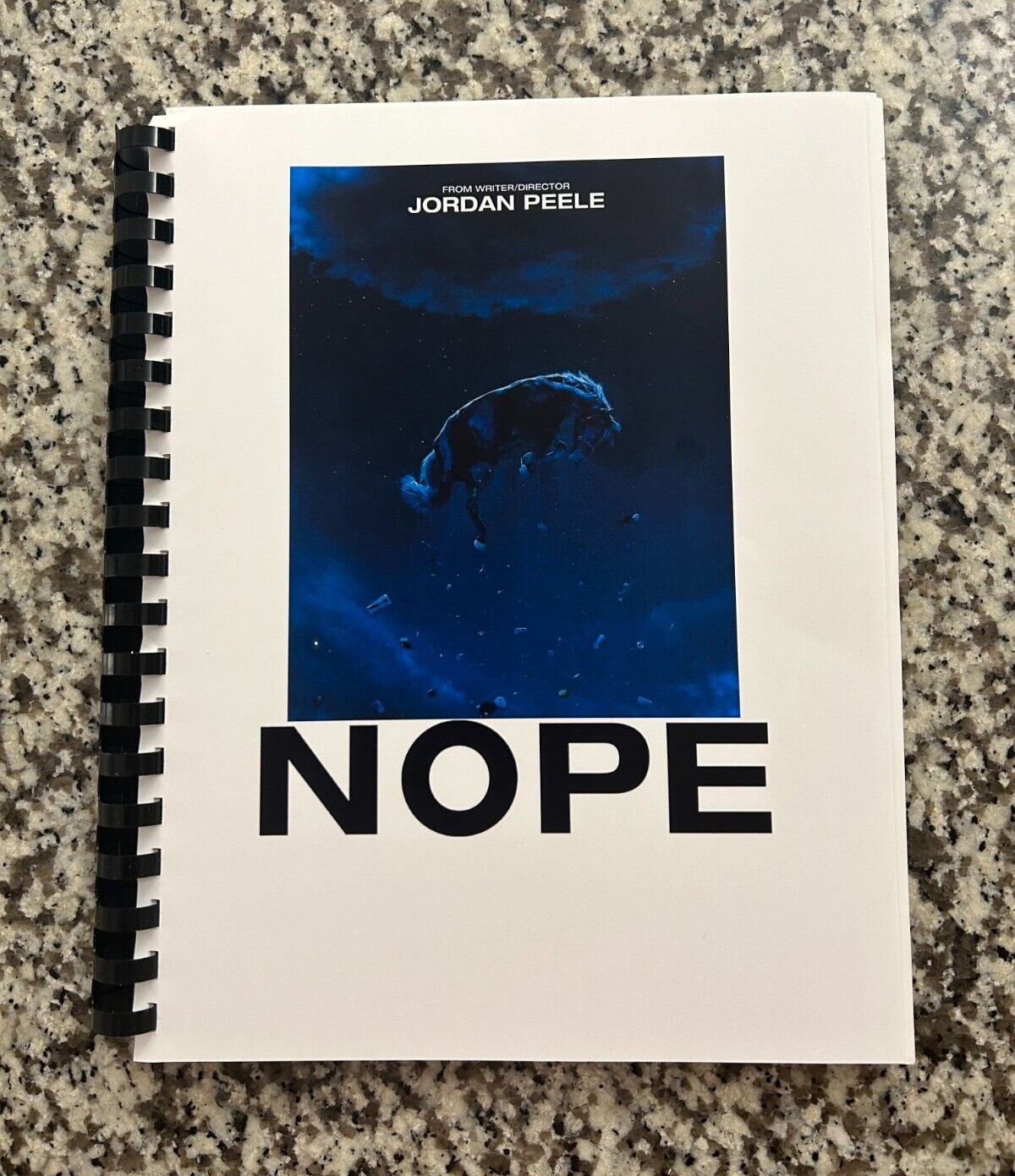 NOPE Jordan Peele Horror Movie Script Reprint Full Screenplay Script NOPE Jordan Peele Horror Movie Script Reprint Full Screenplay Script