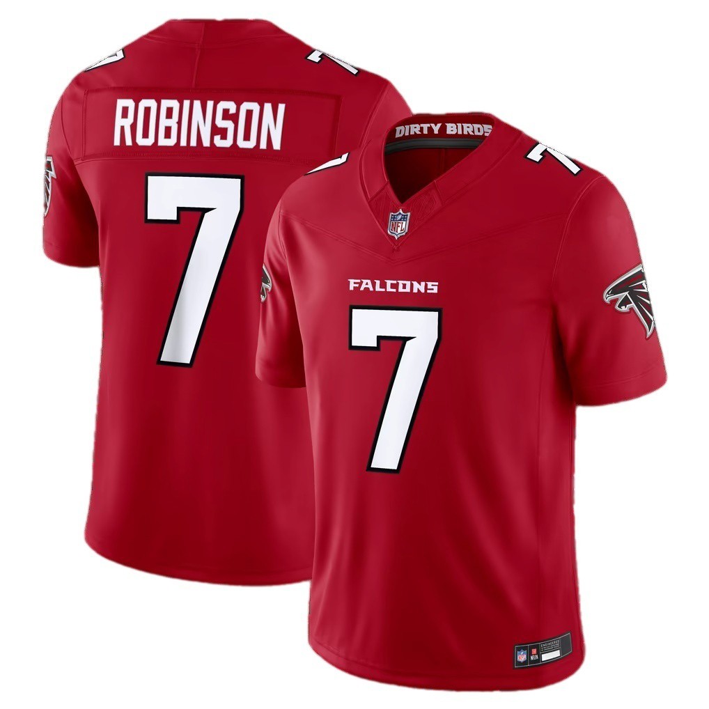 Men\'s Falcons #7 Bijan Robinson Team Vapor Stitched Limited Jersey