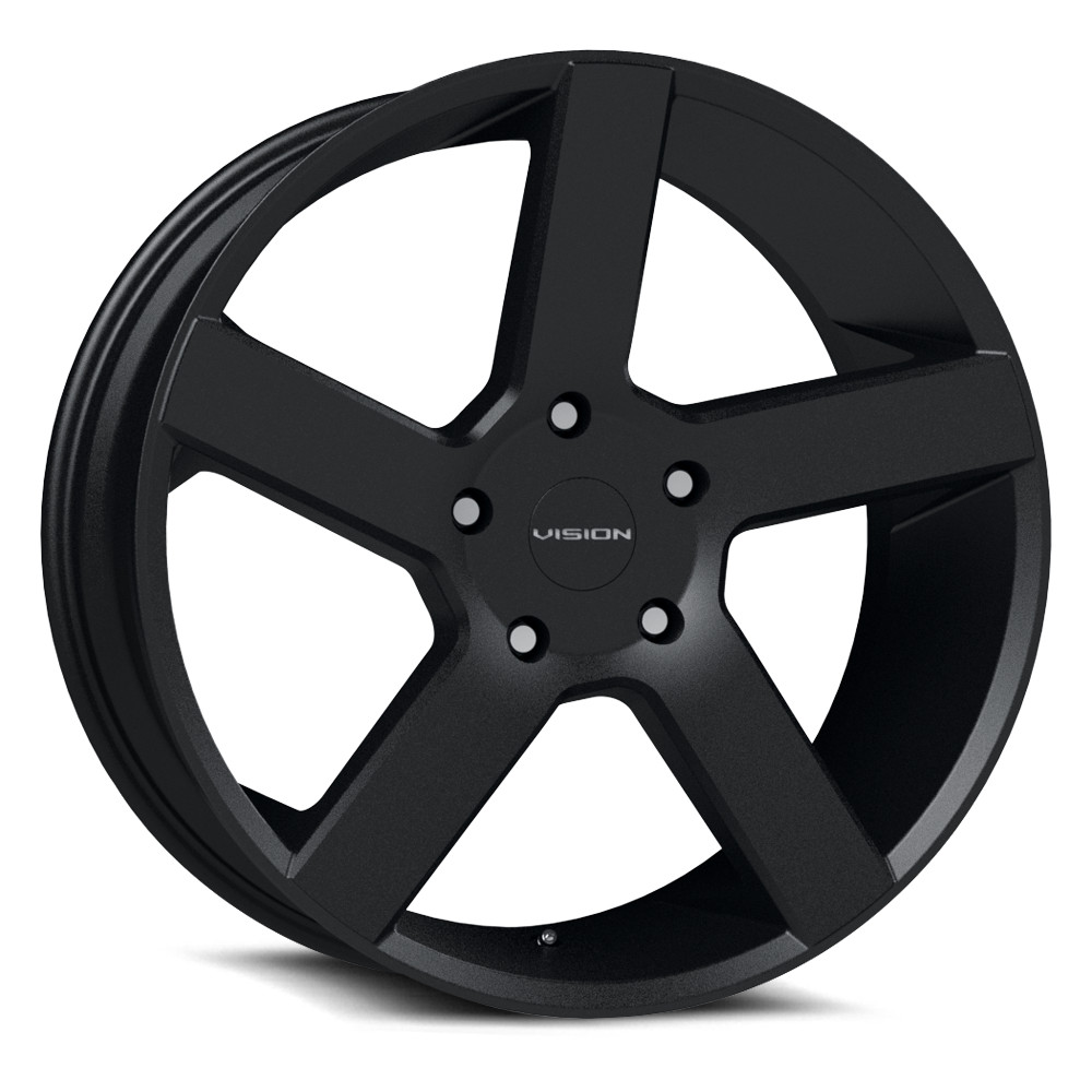 Vision Street-Designs 472 Switchback 20x9 5x115 +15 Satin Black Wheel Rim