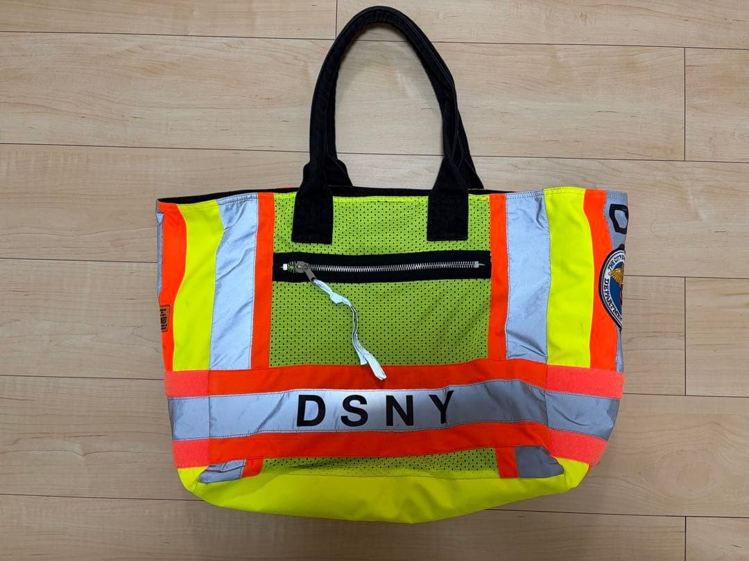 HERON PRESTON DSNY Neon Reflective Tote Bag, Yellow