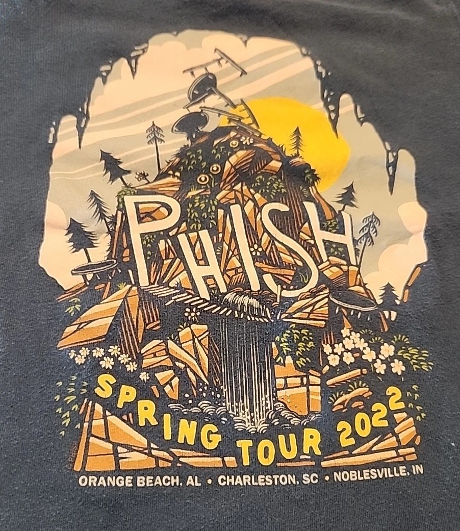 PHISH SPRING TOUR 2022 Blue KIDS SIZE 3 USED