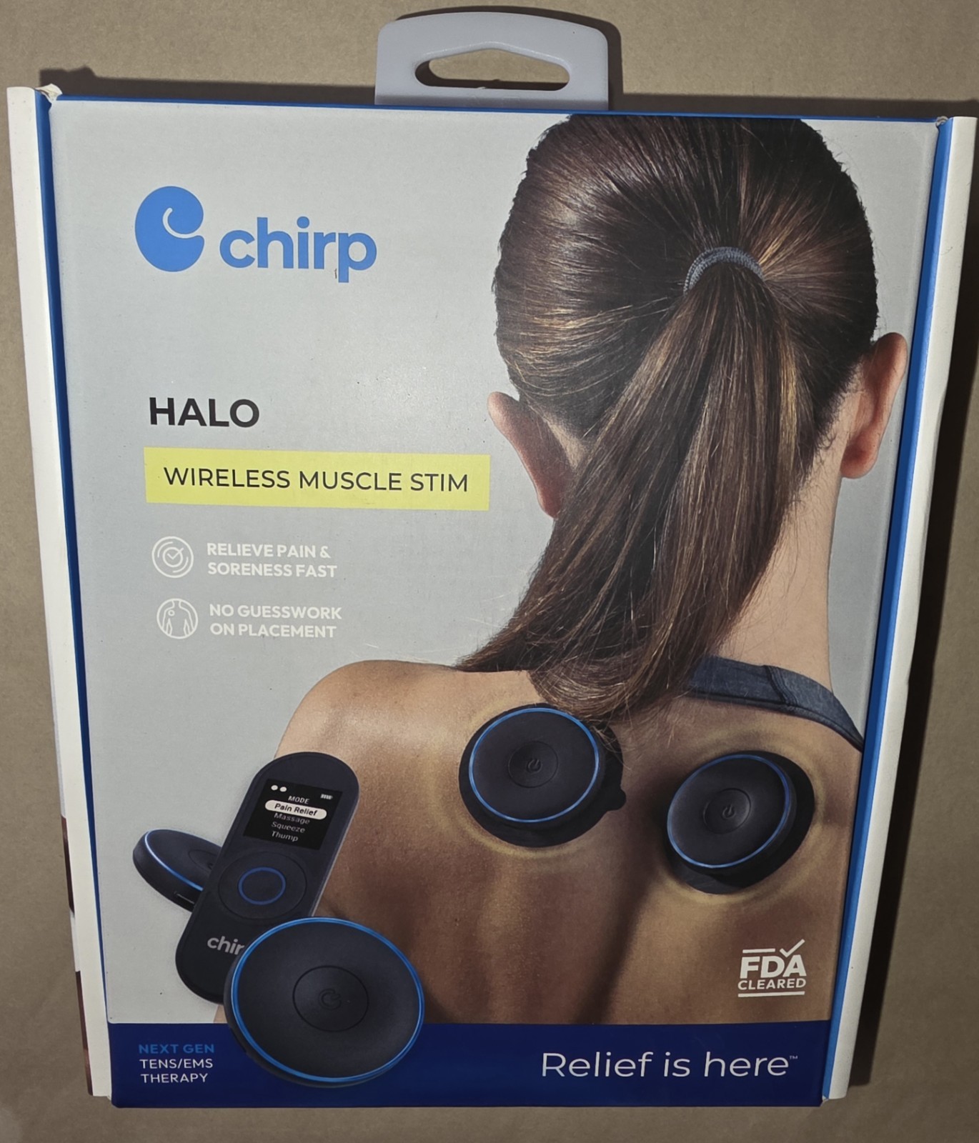 Chirp - Halo Wireless Muscle Stimulator (Double) - Slate - NEW IN BOX  ( 2026 )