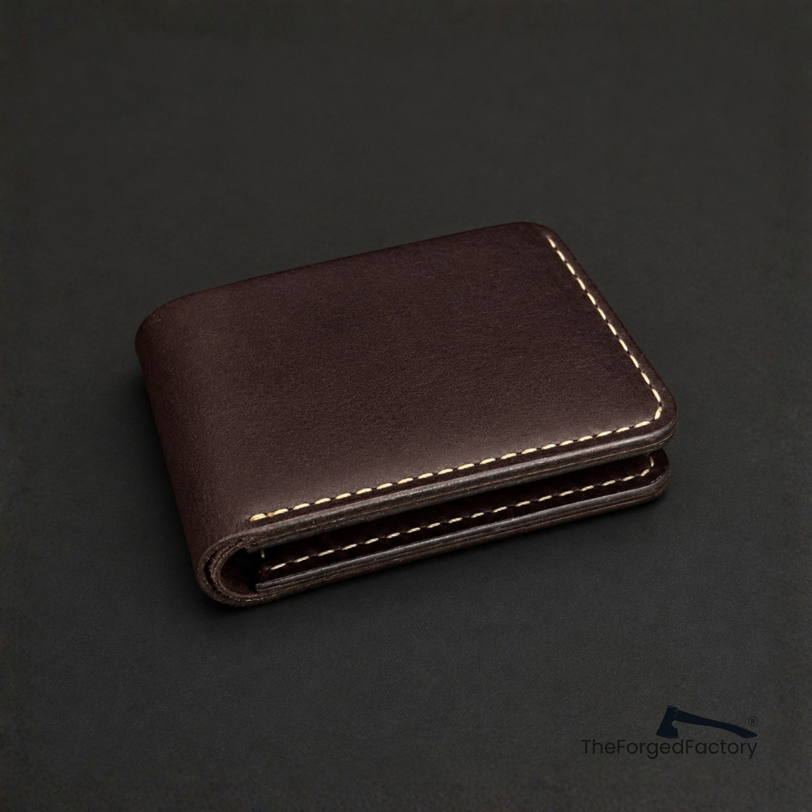 Men\'s Handmade Bifold Leather Wallet Genuine Full Grain Cowhide Multi Color Gift