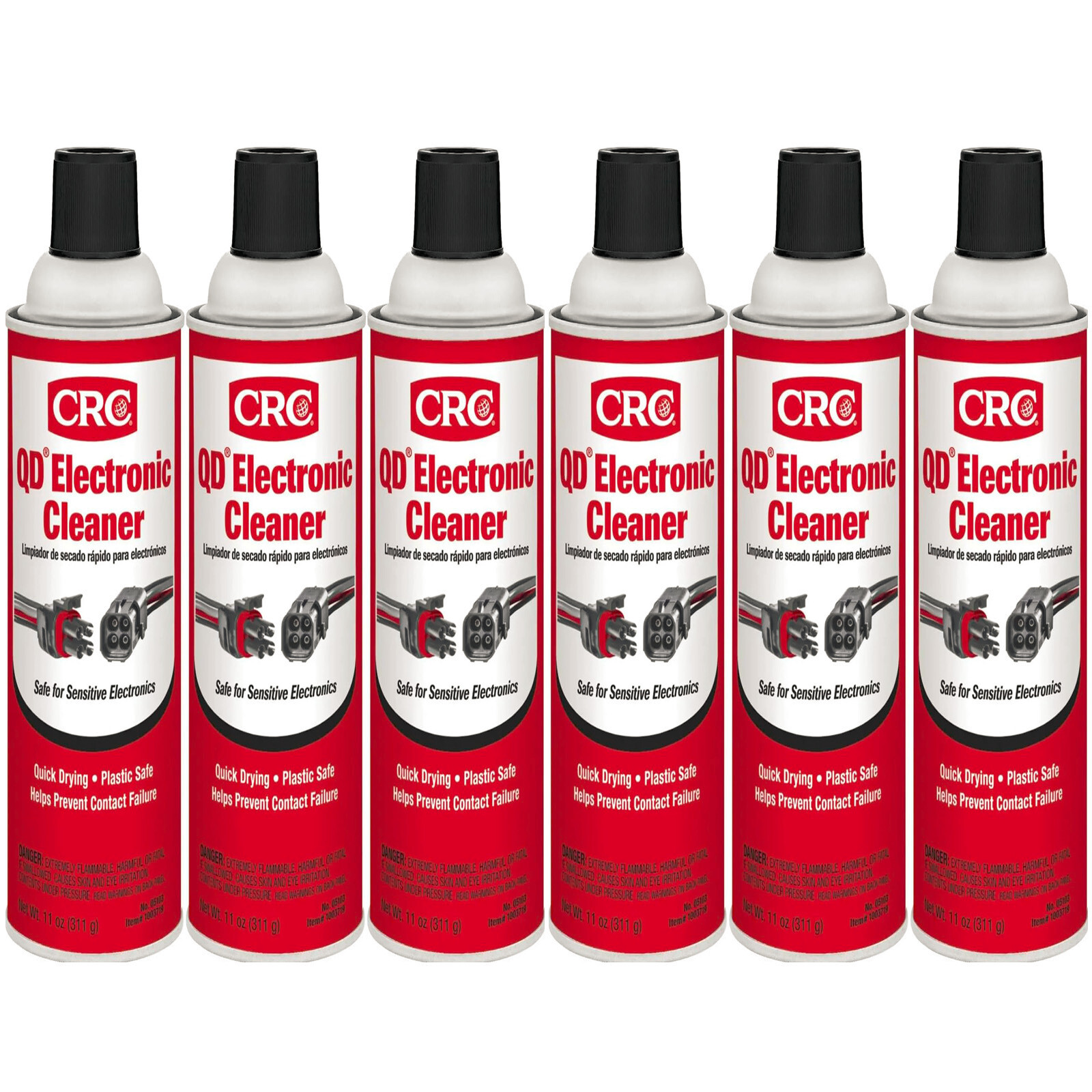 CRC 05103 QD Electronic Quick Drying Formula Contact Cleaner 11 Oz. Pack of 6 CRC 05103 QD Electronic Quick Drying Formula Contact Cleaner 11 Oz. Pack of 6