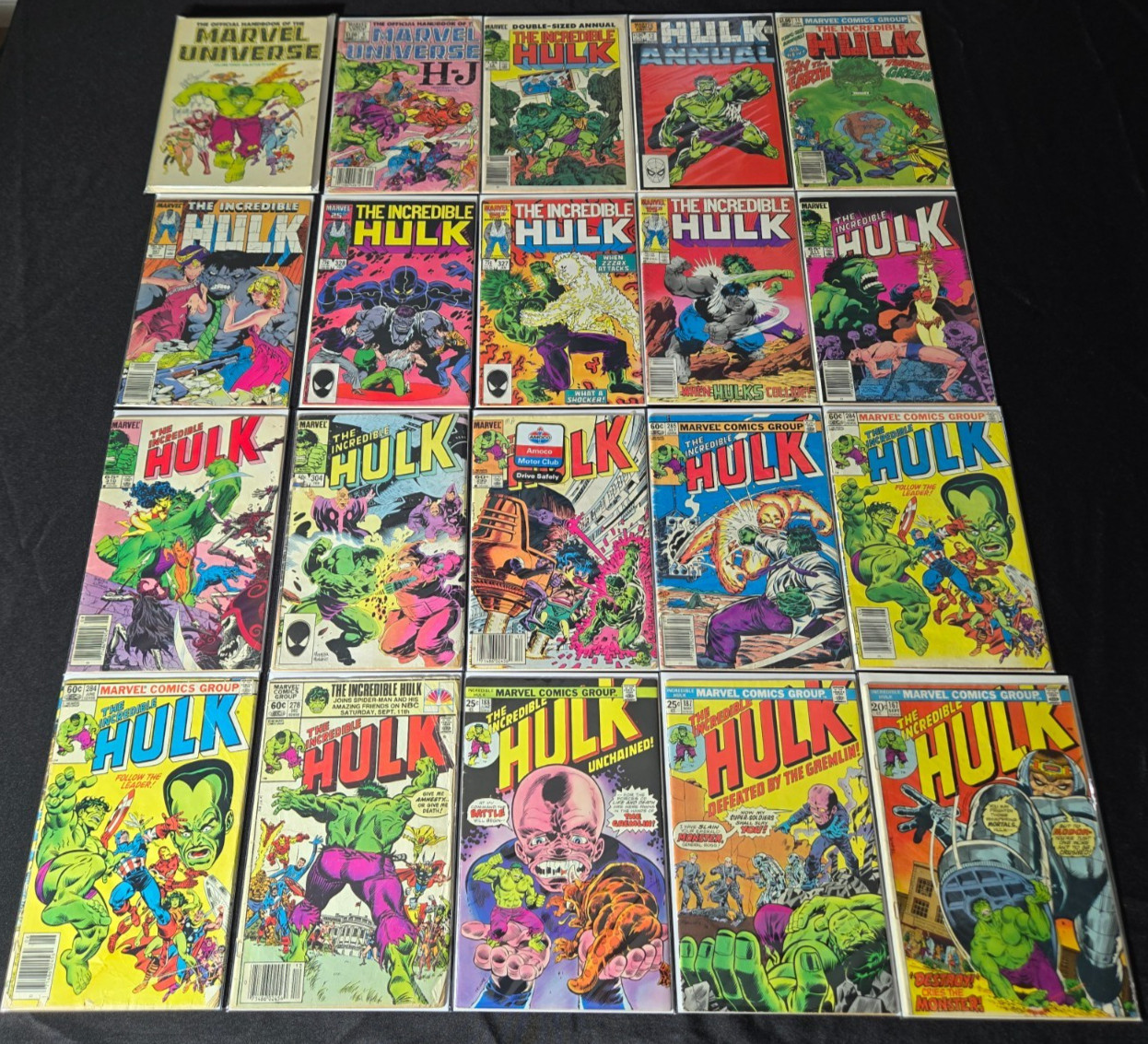 AnotherTime Lot of 20 Incredible Hulk Comic Books Vintage 1968 Series Marvel TPB AnotherTime Lot of 20 Incredible Hulk Comic Books Vintage 1968 Series Marvel TPB