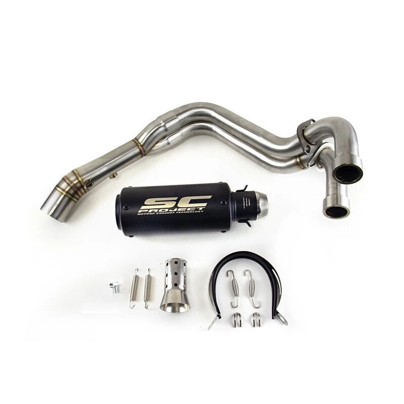 YZF R7 2021-2026 for Yamaha MT-07 Whole System Exhaust Header Pipe Muffler Tips