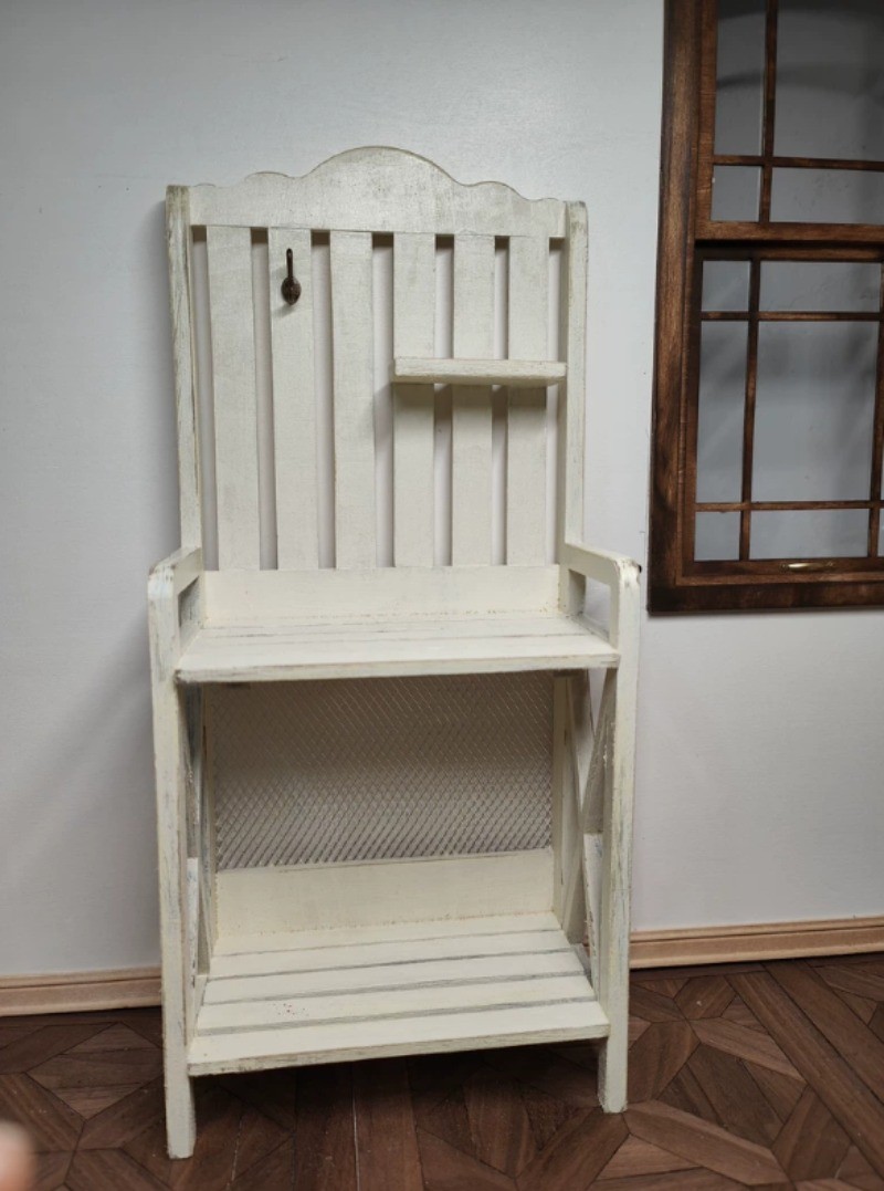 Storage Shelf Unfinished 1:6 1/12 Dollhouse Miniatures Garden Workbench