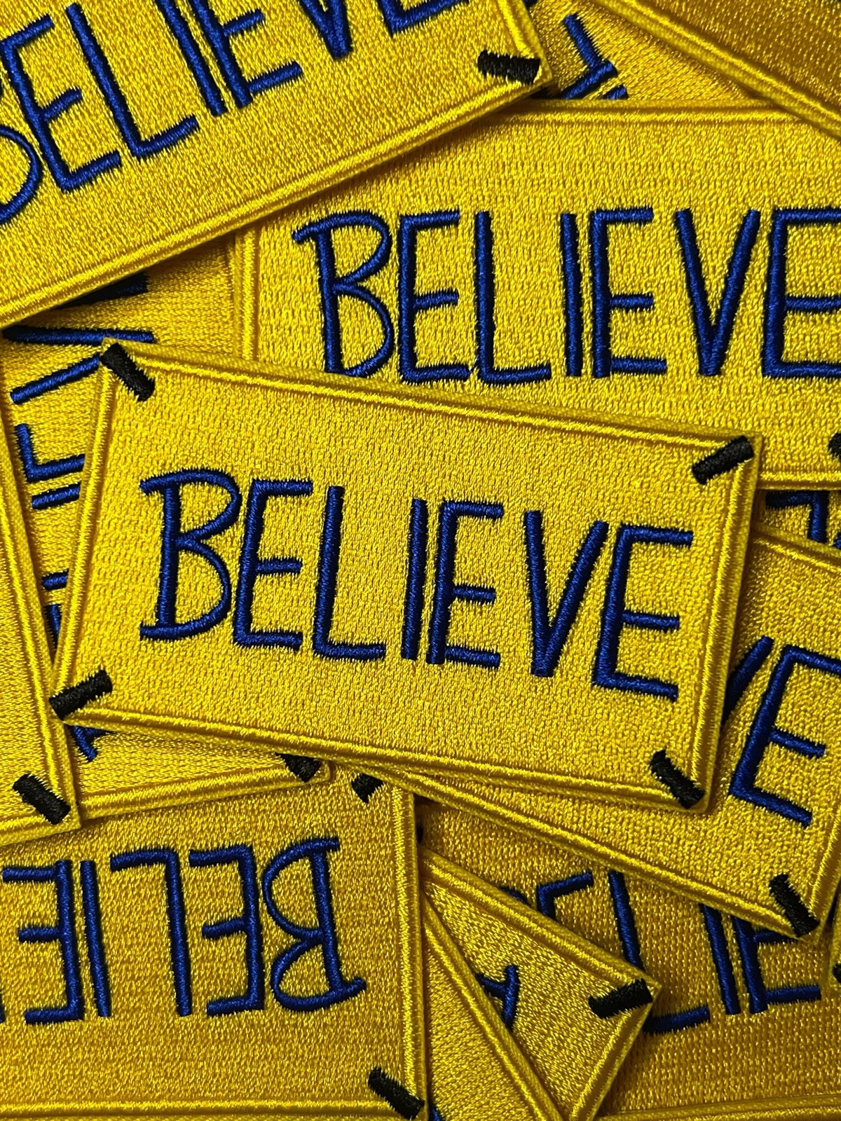 Ted Lasso Believe Patch Greyhound Soccer Team Embroidered Iron On