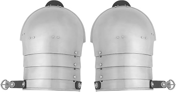 Medieval Steel Pauldrons Shoulder Armor Knight Spaulders LARP Cosplay Halloween